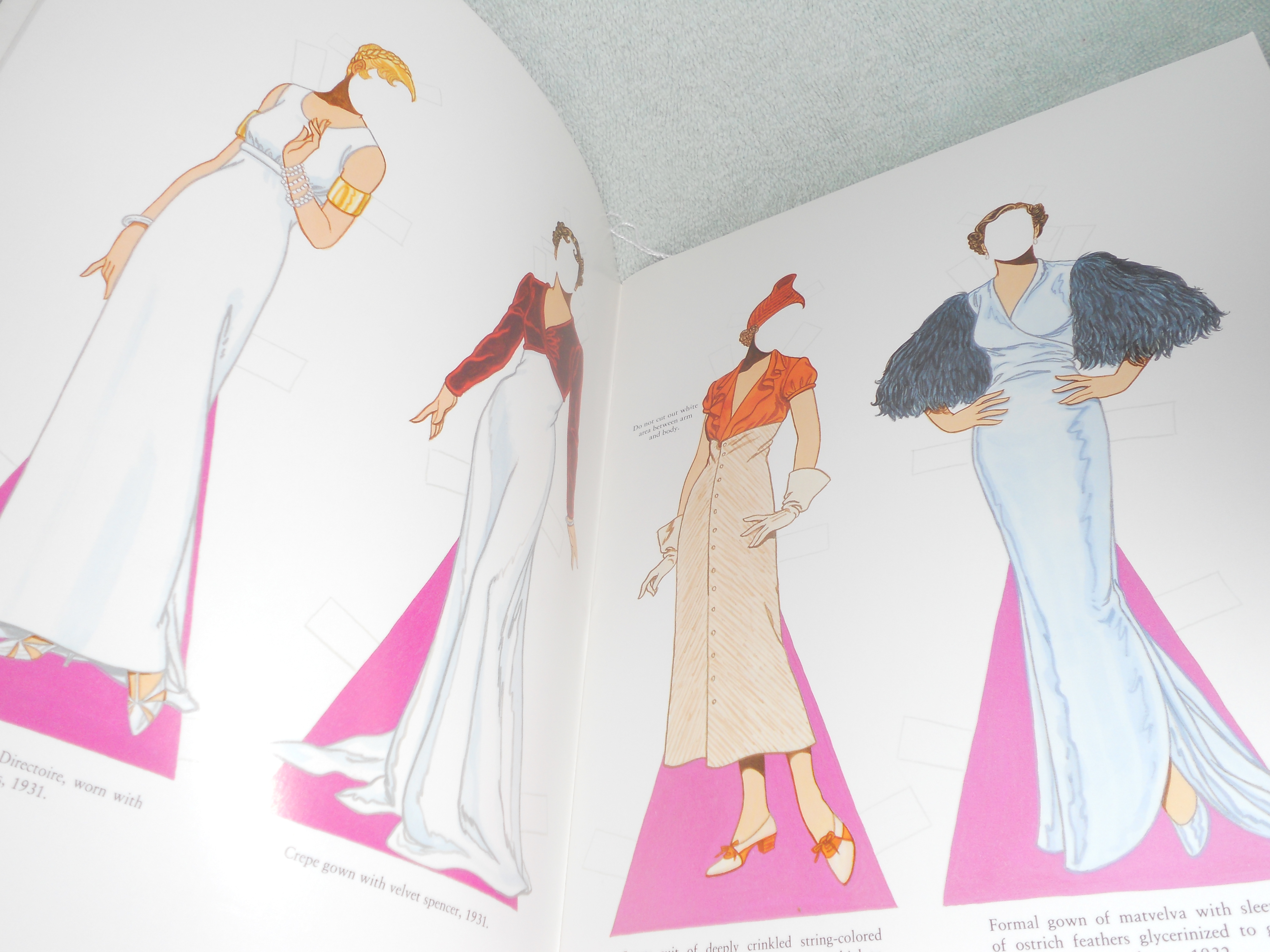 Schiaparelli Fashion Review Paper Dolls 1988
