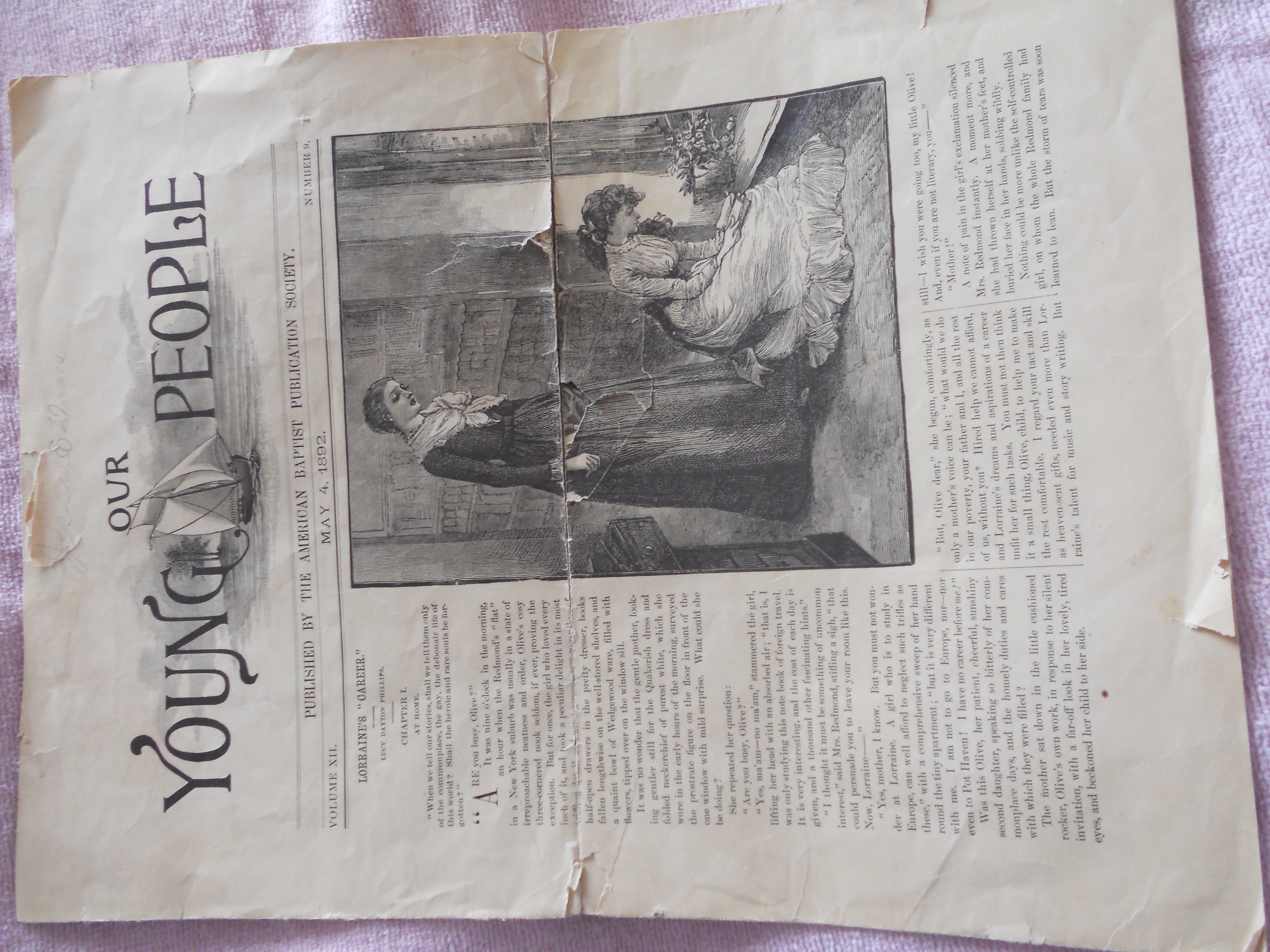 Our Young People Paper, 1892