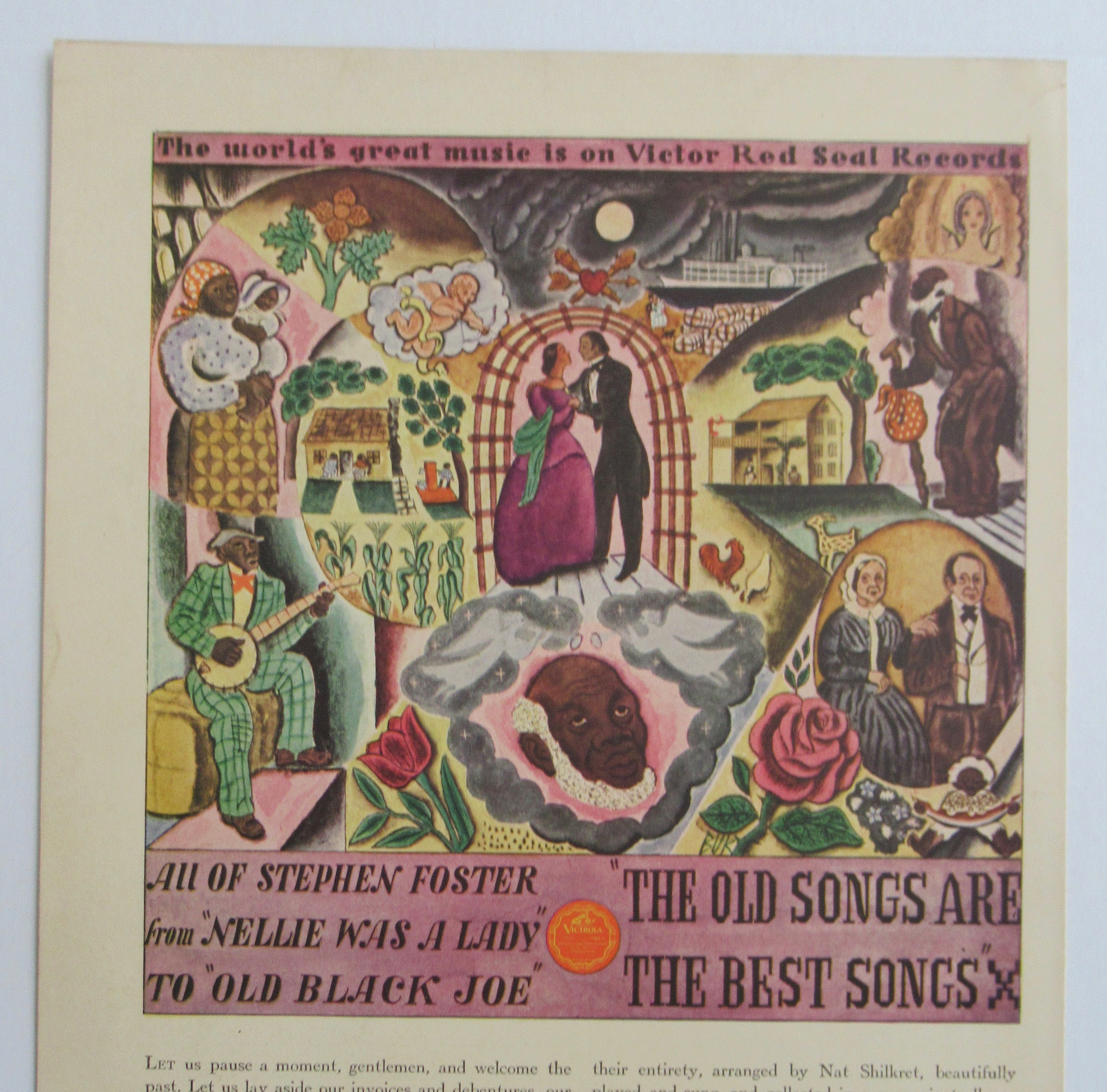 1929 Victor Red Seal Records with Old Songs Are Best