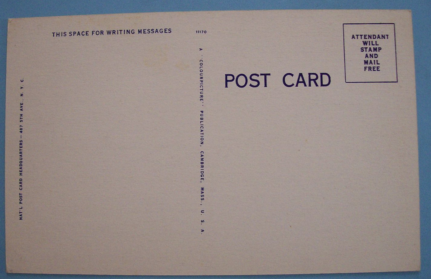 Ex-Lax Exhibit Postcard (1939 New York World's Fair)