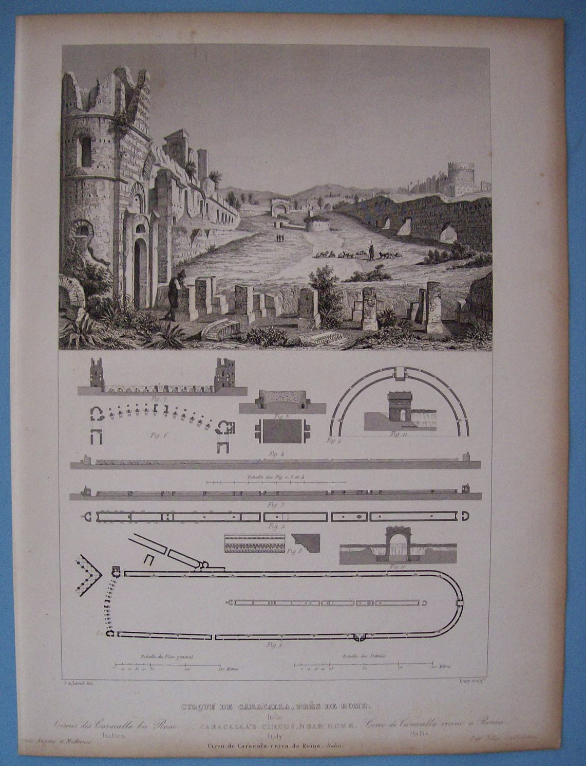 Cirque De Caracalla, Pres De Rome
