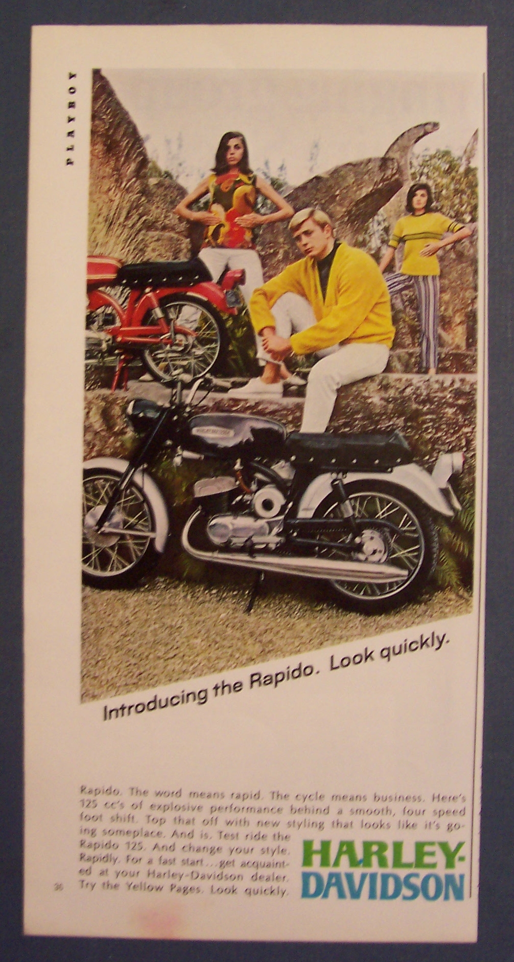 Vintage Ad: 1967 Harley - Davidson Motorcycles
