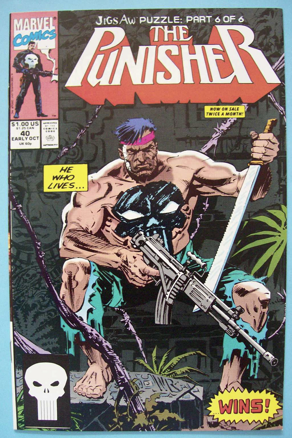 The Punisher Comics-Early Oct 1990-Jigsaw Puzzle