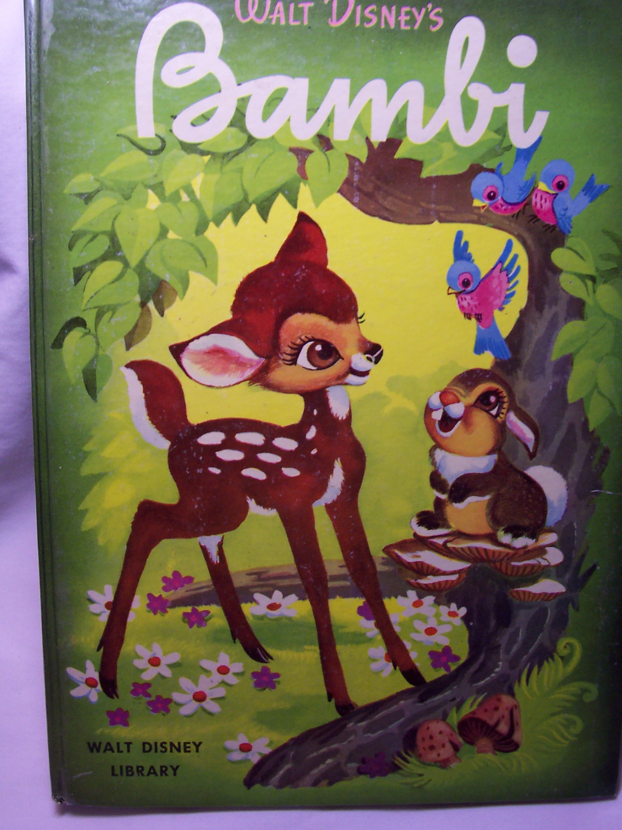 Disney Bambi Book 1949 Felix Salten fro Simon and Schuster 1949