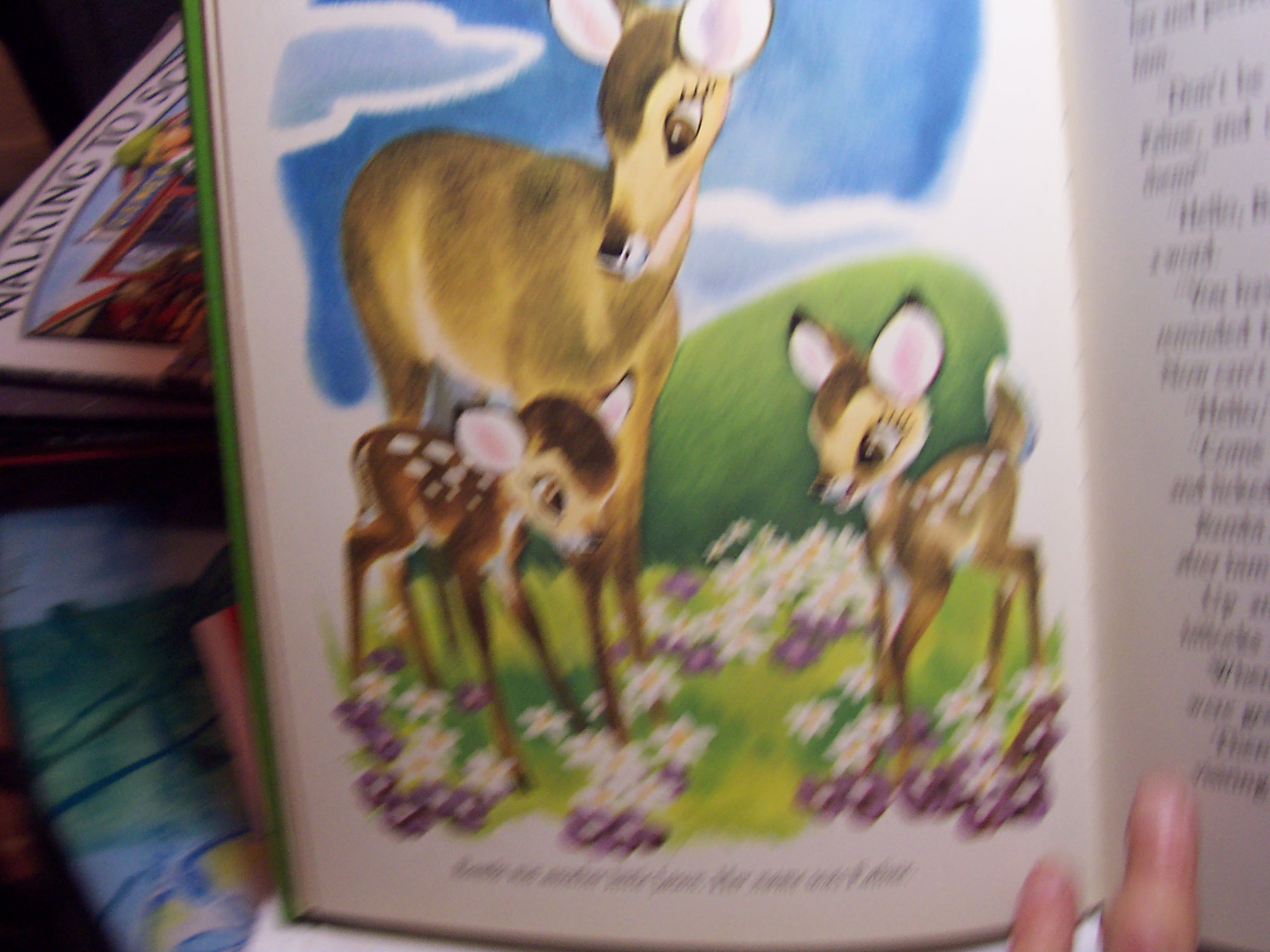 Disney Bambi Book 1949 Felix Salten fro Simon and Schuster 1949