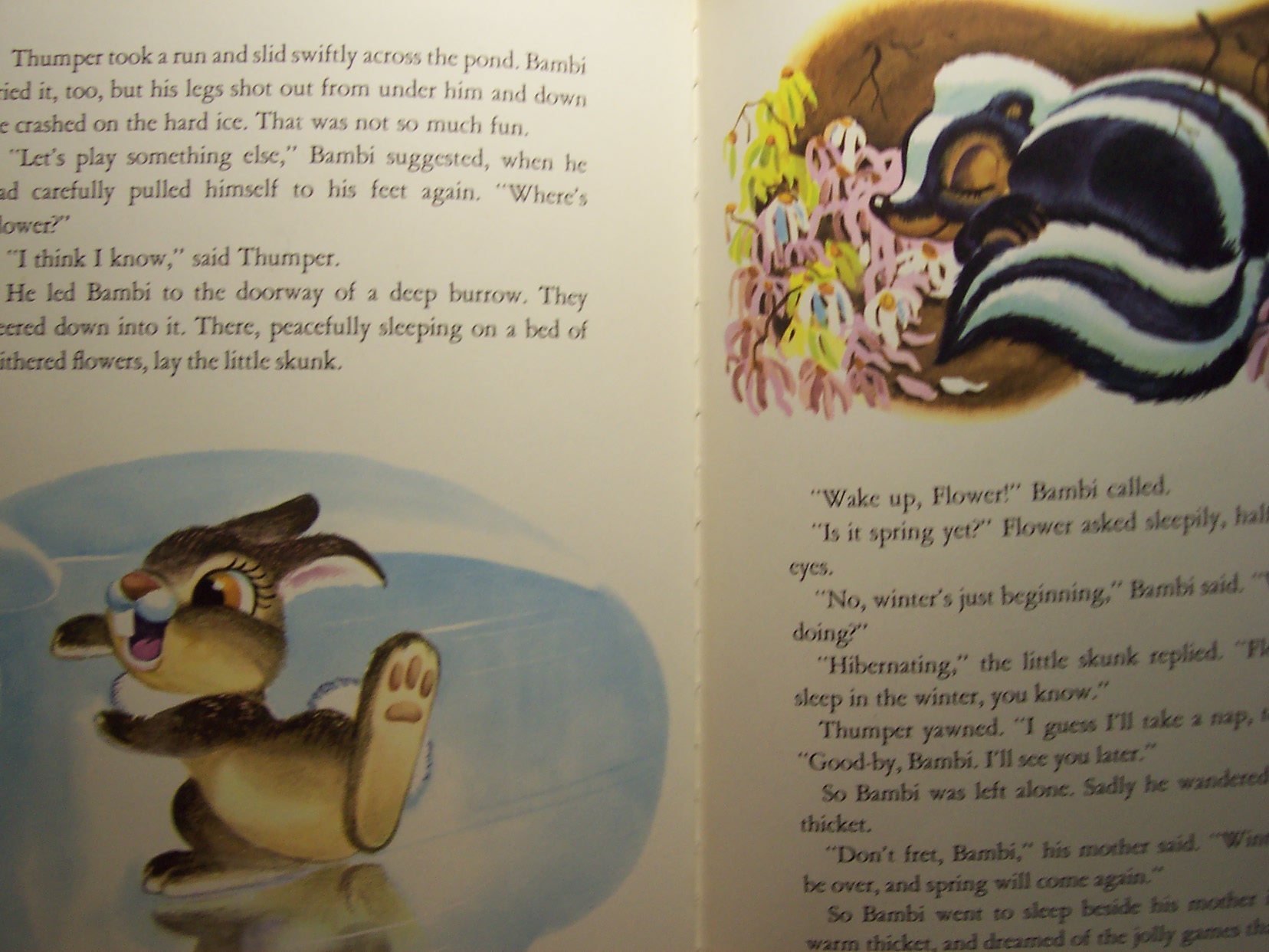 Disney Bambi Book 1949 Felix Salten fro Simon and Schuster 1949