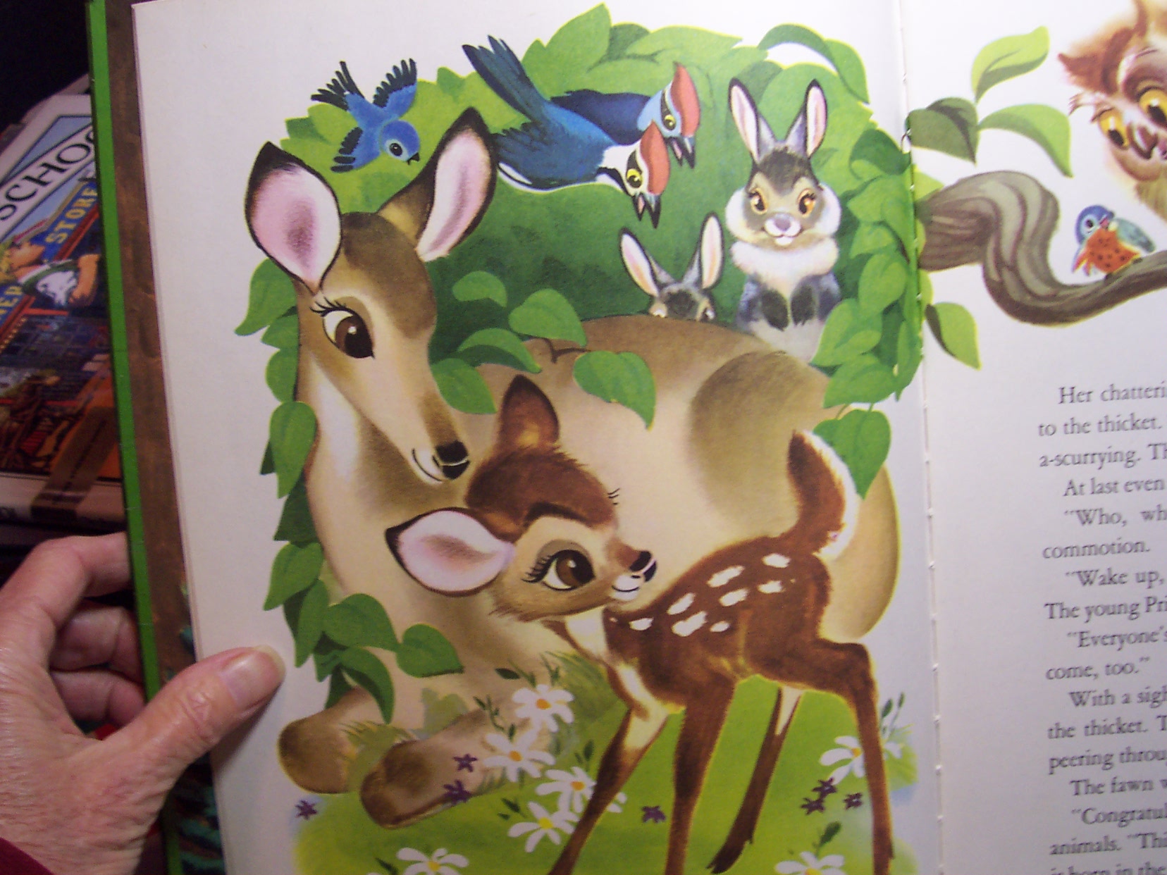 Disney Bambi Book 1949 Felix Salten fro Simon and Schuster 1949