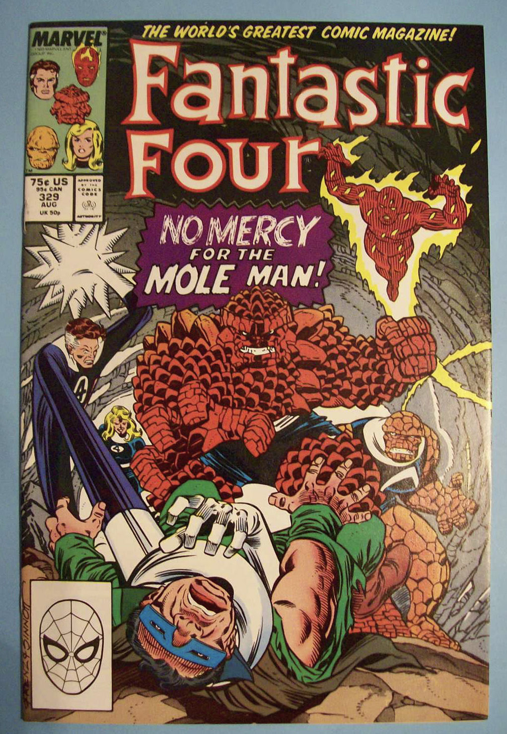 Fantastic Four Comics - Aug 1989 - The Mole Man