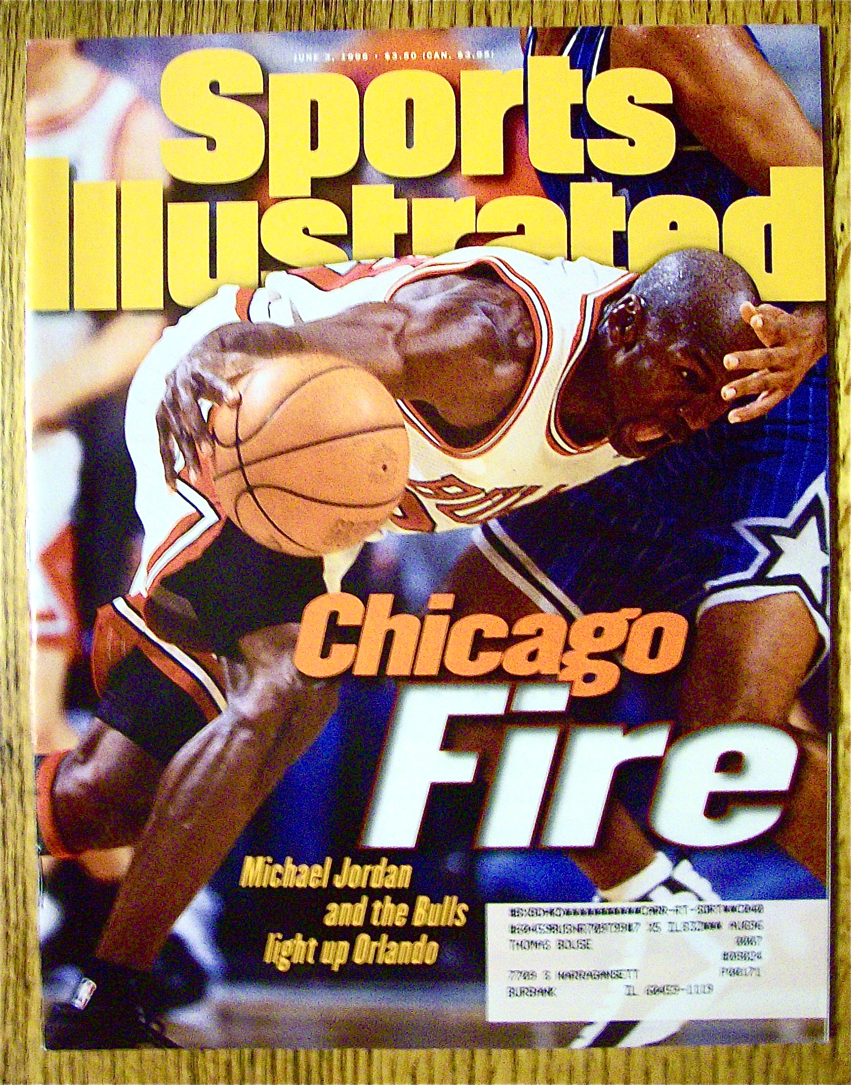 Sports Illustrated Magazine-June 3, 1996-Michael Jordan