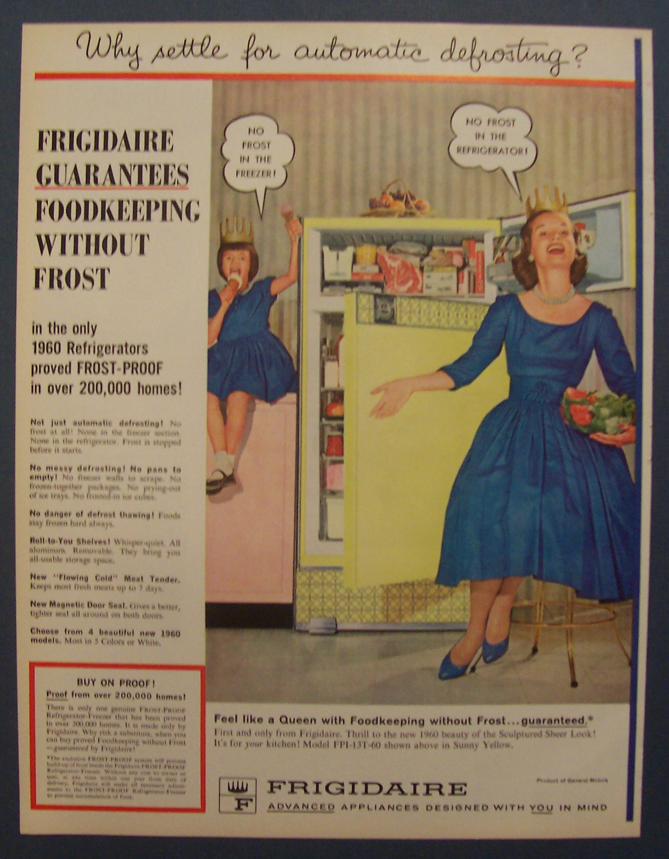 1960  Frigidaire  Refrigerator