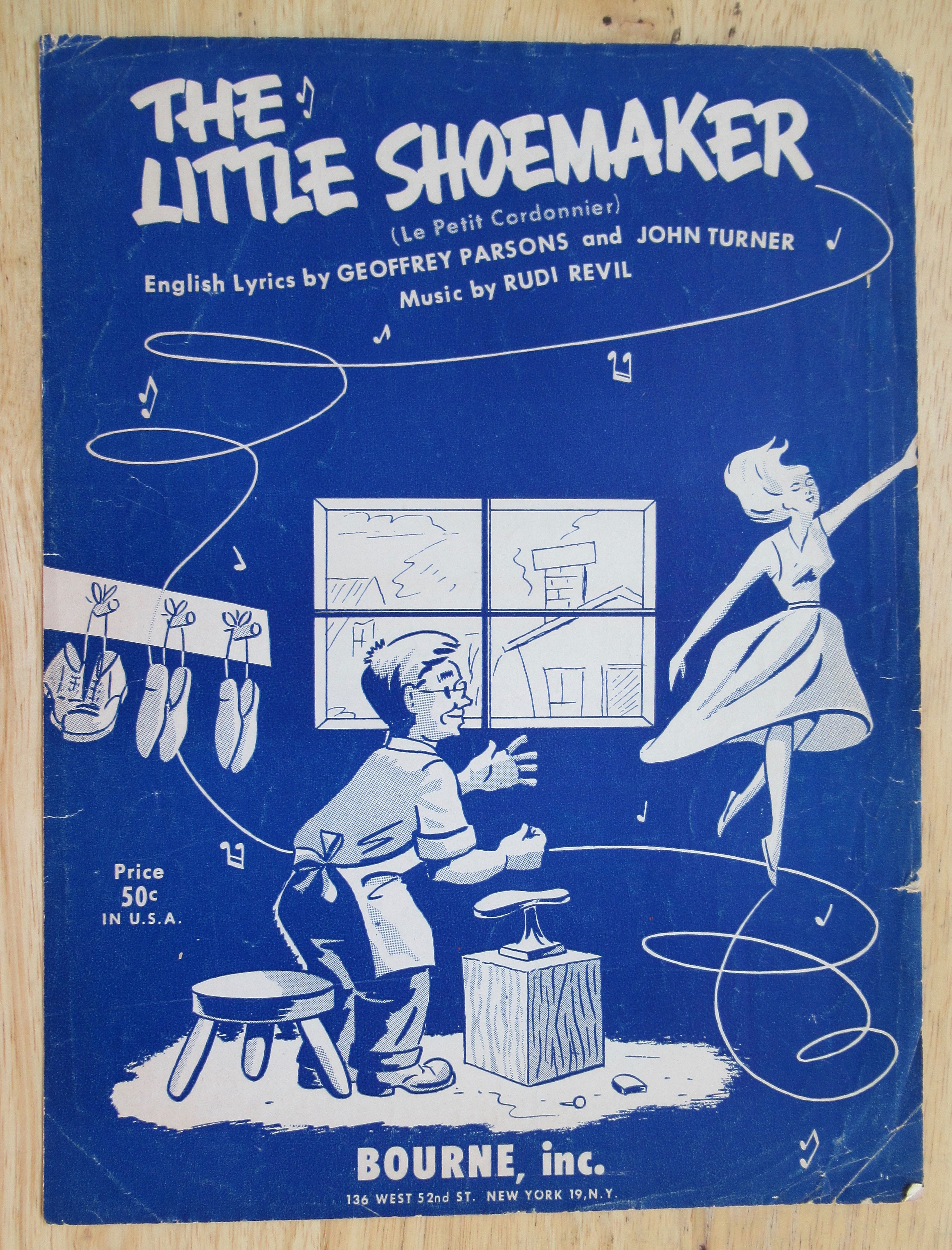 1954 The Little Shoemaker Sheet Music