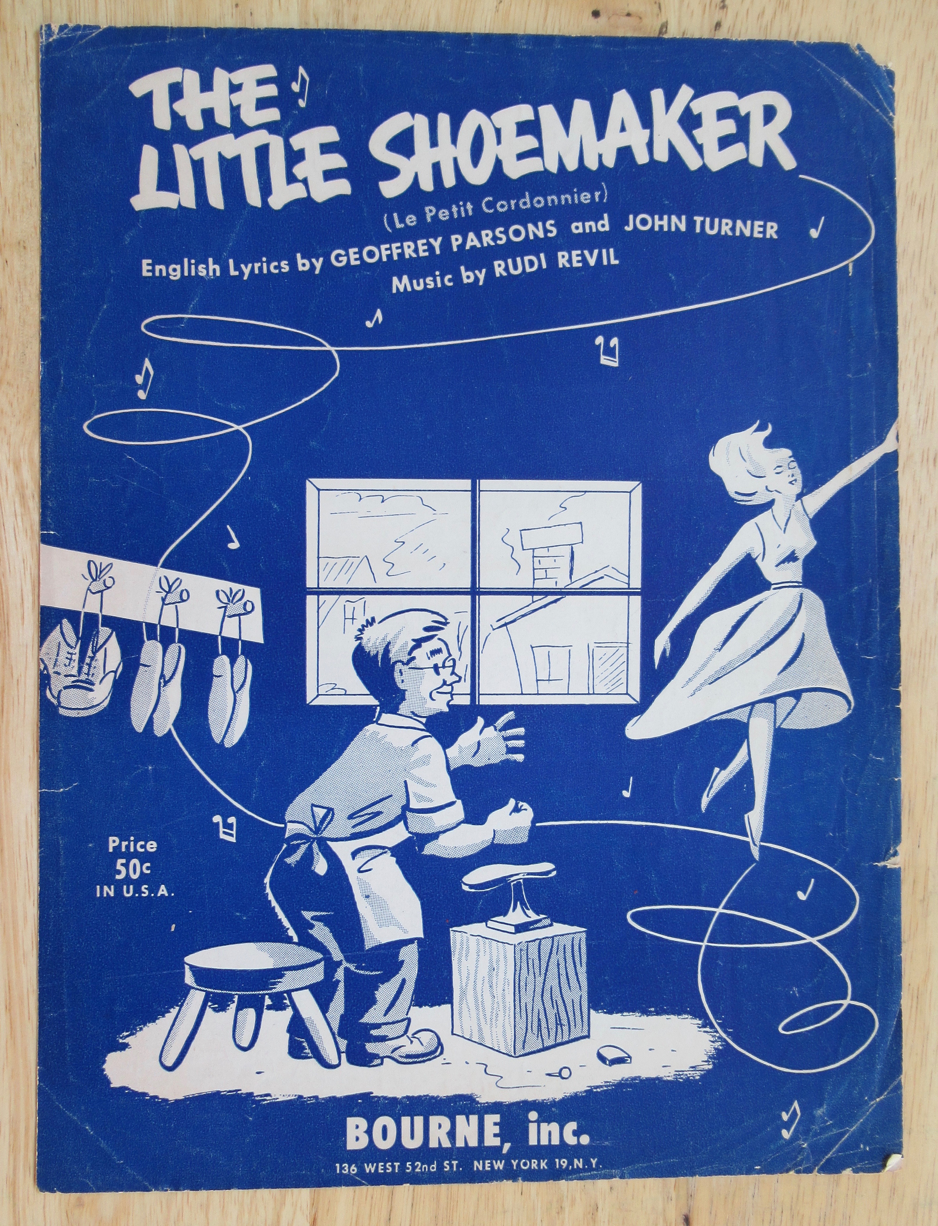 1954 The Little Shoemaker Sheet Music