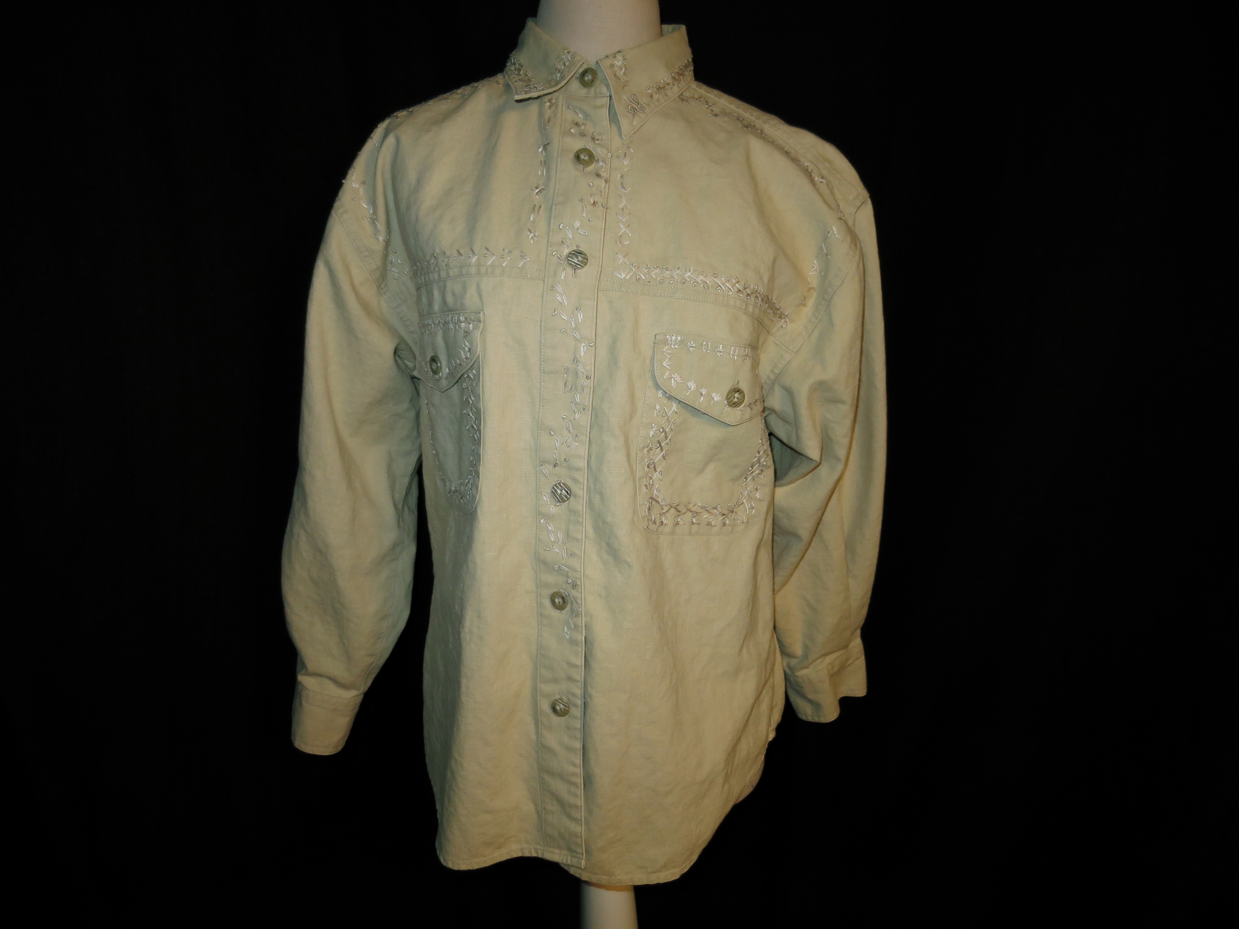Cambridge Country Store Dry Goods Cowboy Denim Top
