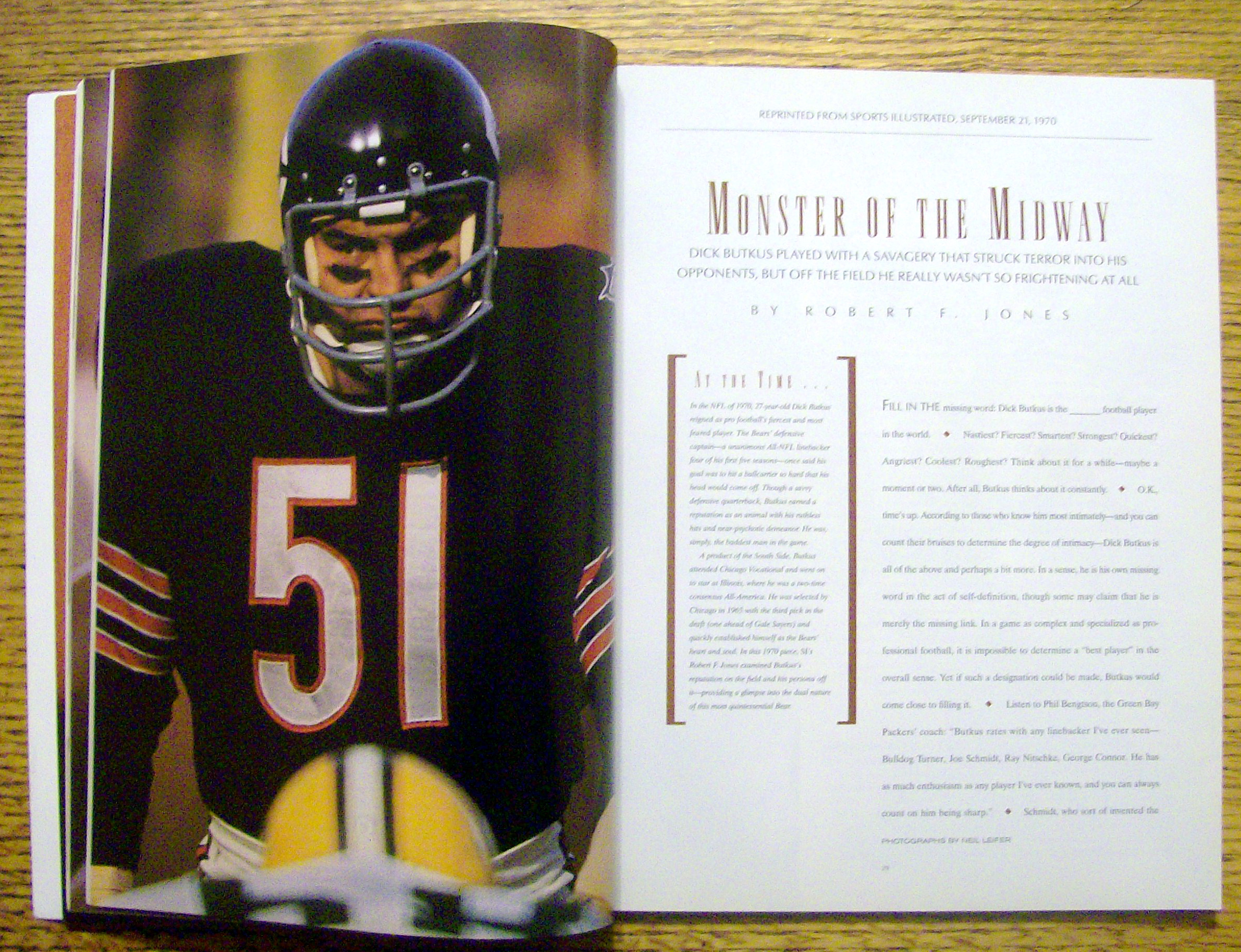 Sports Illustrated Magazine-Feb 11, 1998-Dick Butkus