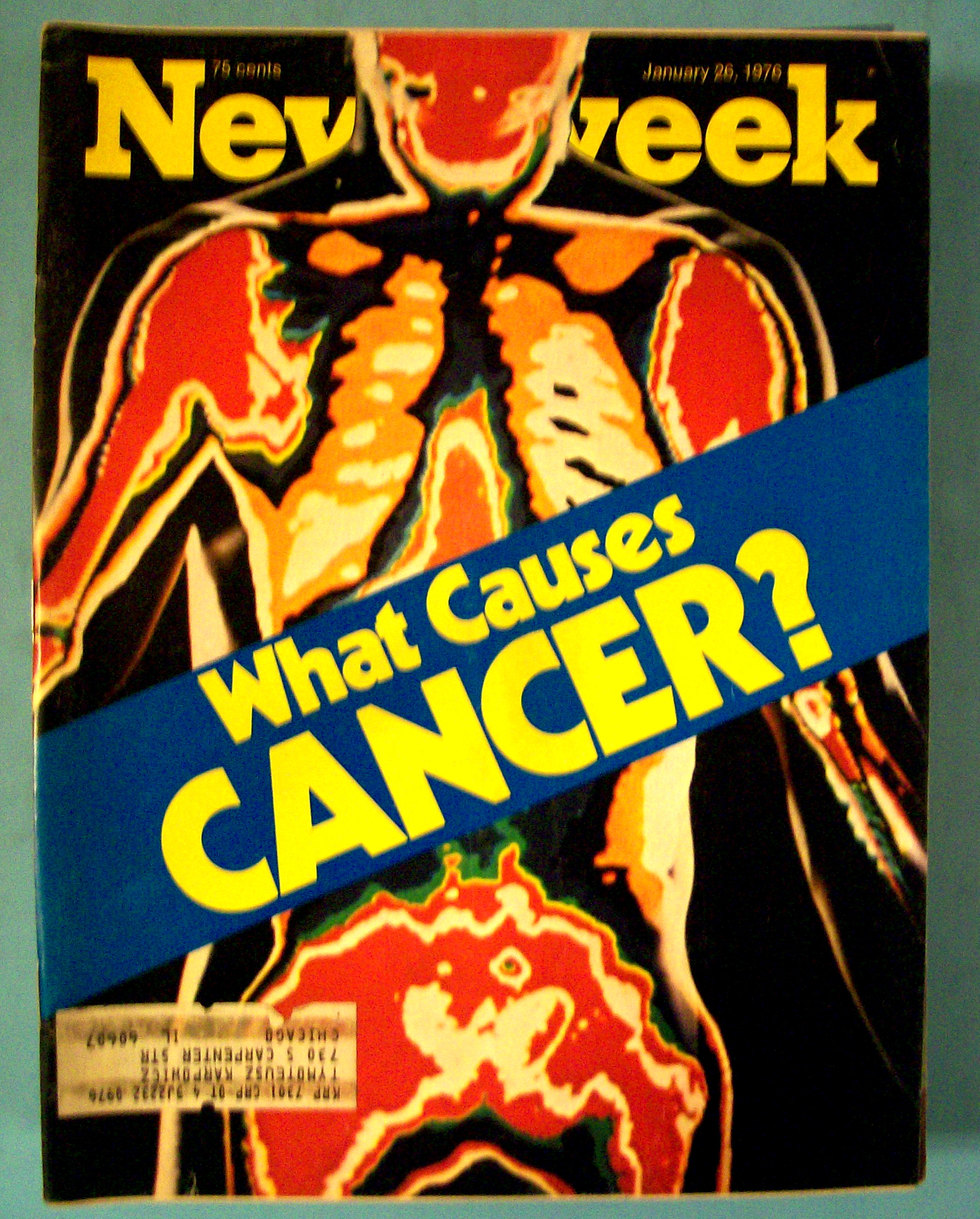 Newsweek Magazine -January 26, 1976- What Causes Cancer