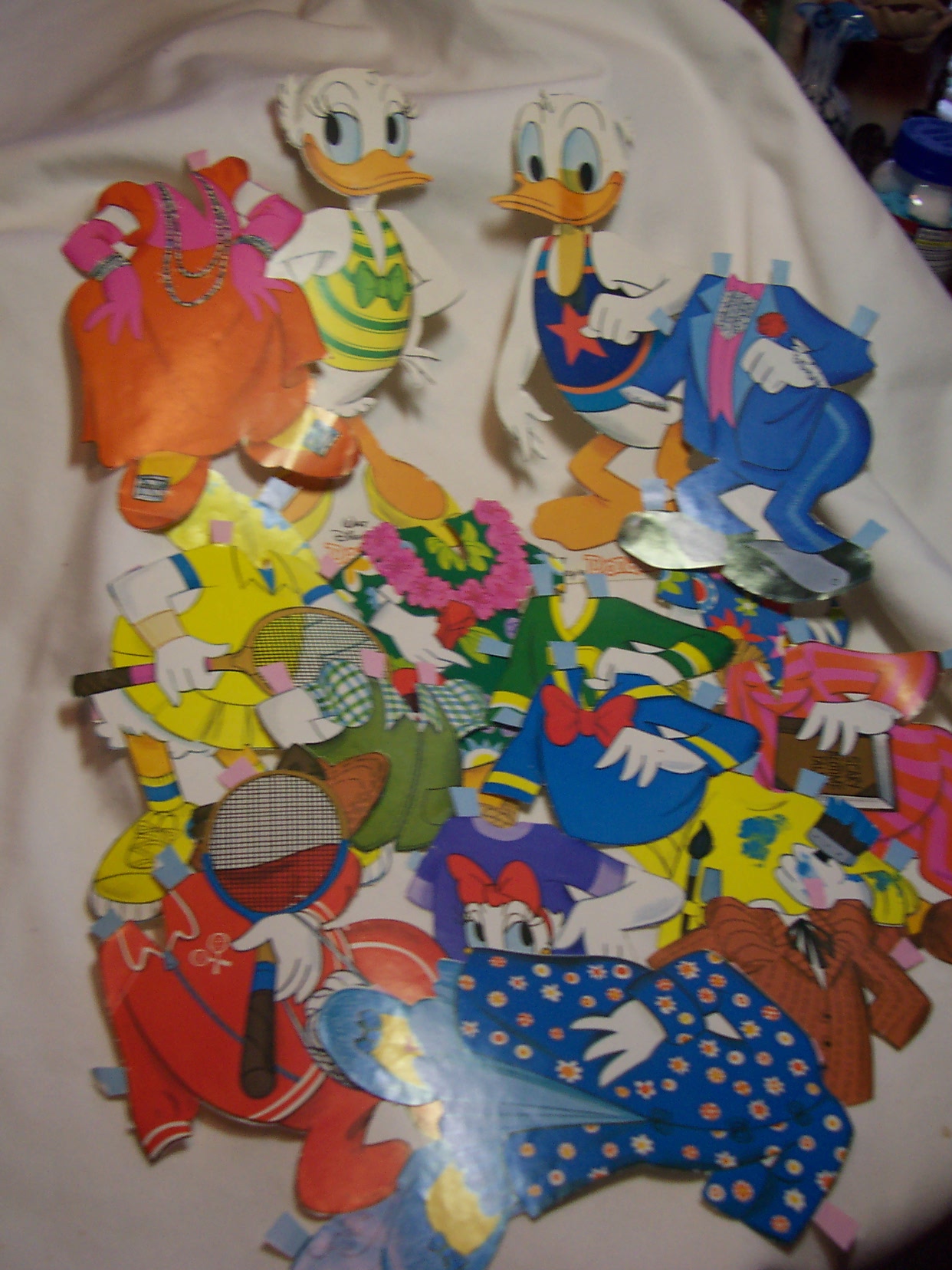 Disney Paper Dolls Donald and Daisy
