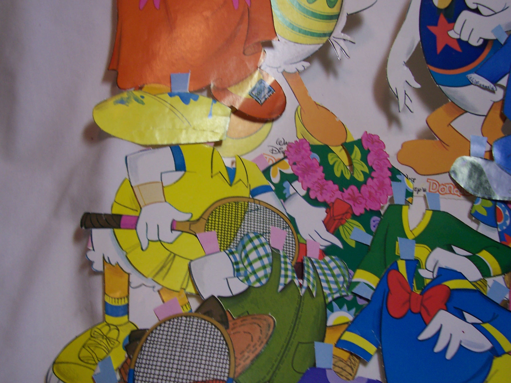 Disney Paper Dolls Donald and Daisy