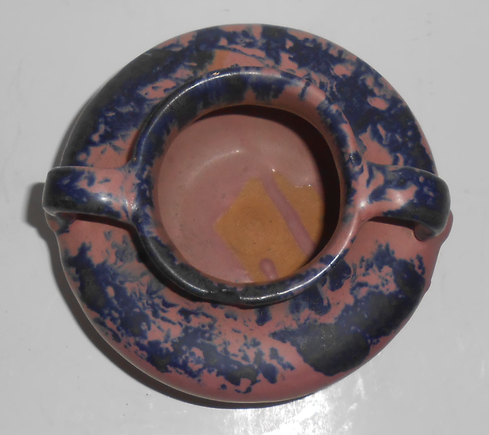 Cliftwood Art Pottery 2-Handle Duotone Vase