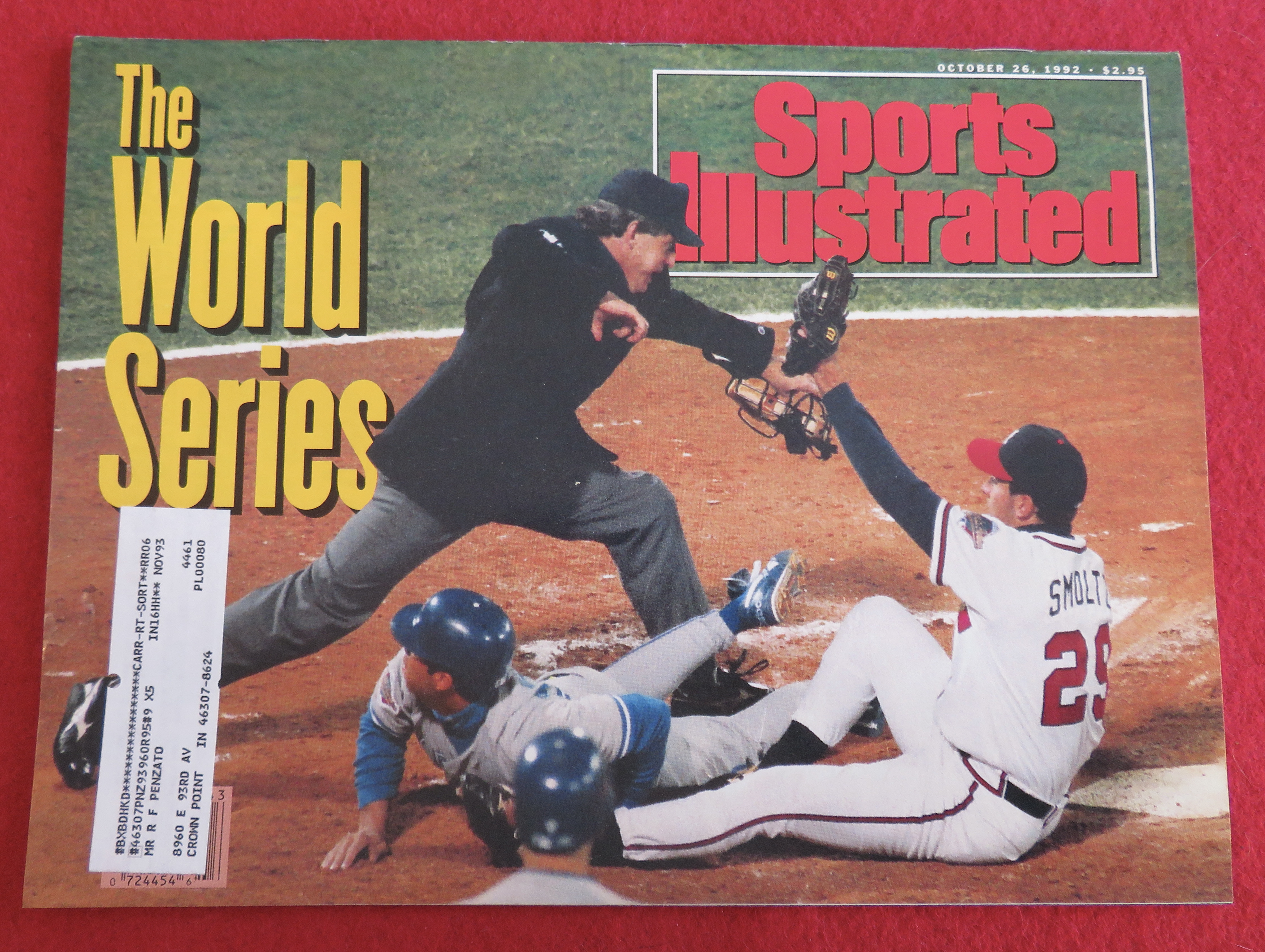 Sports Illustrated October 26, 1992 The World Series