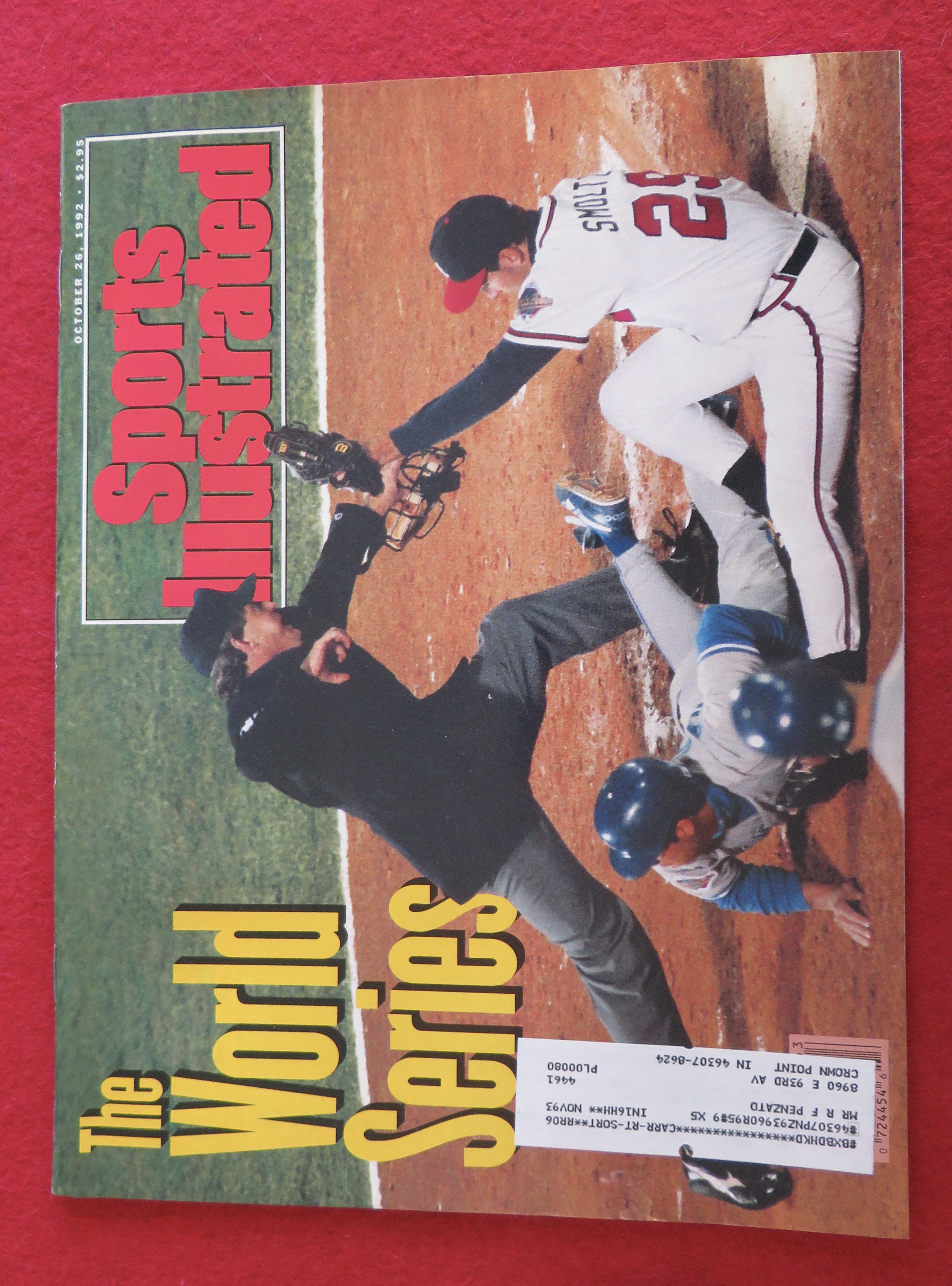 Sports Illustrated October 26, 1992 The World Series