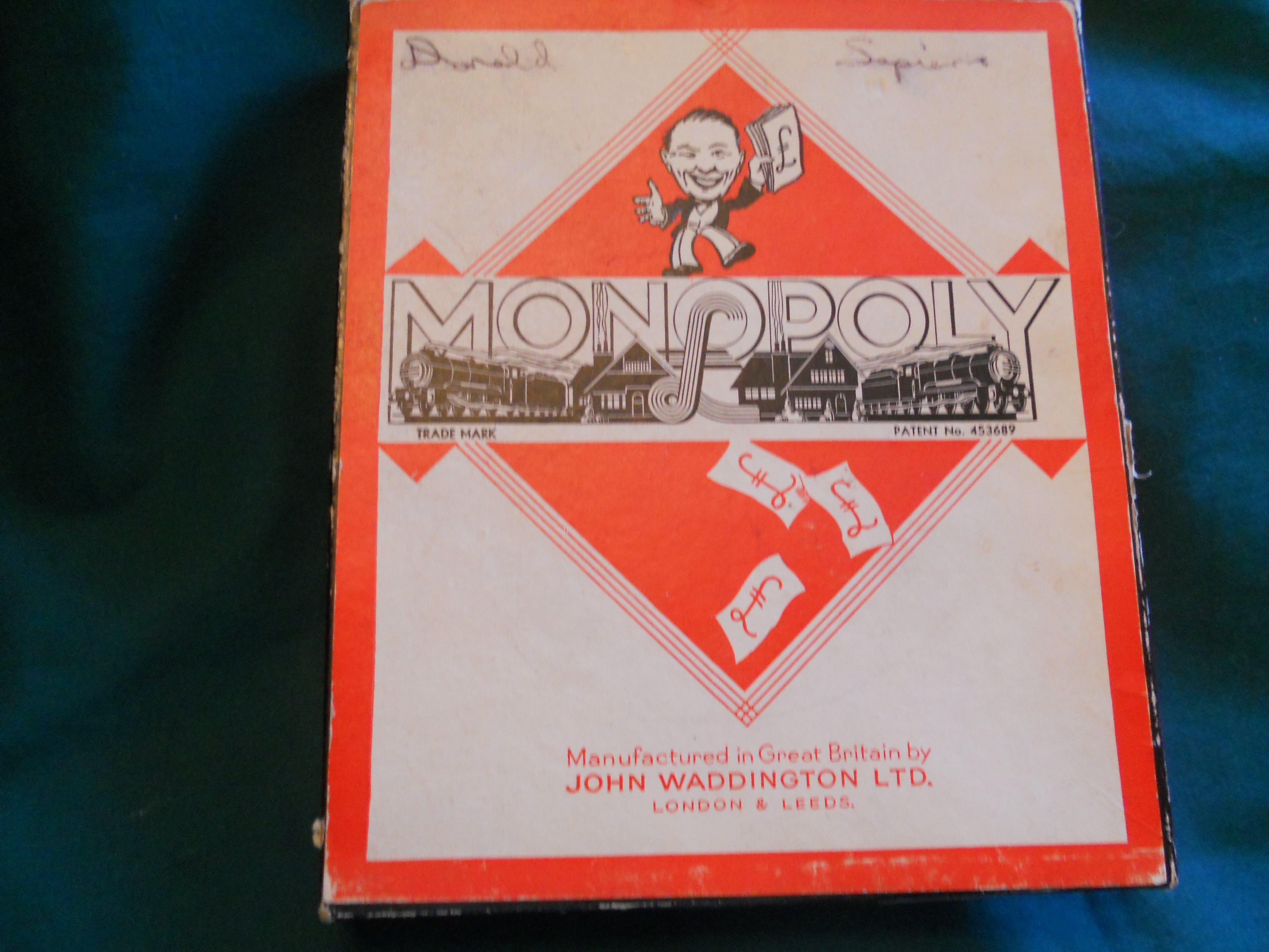 Monopoly Game Waddington Great Britain