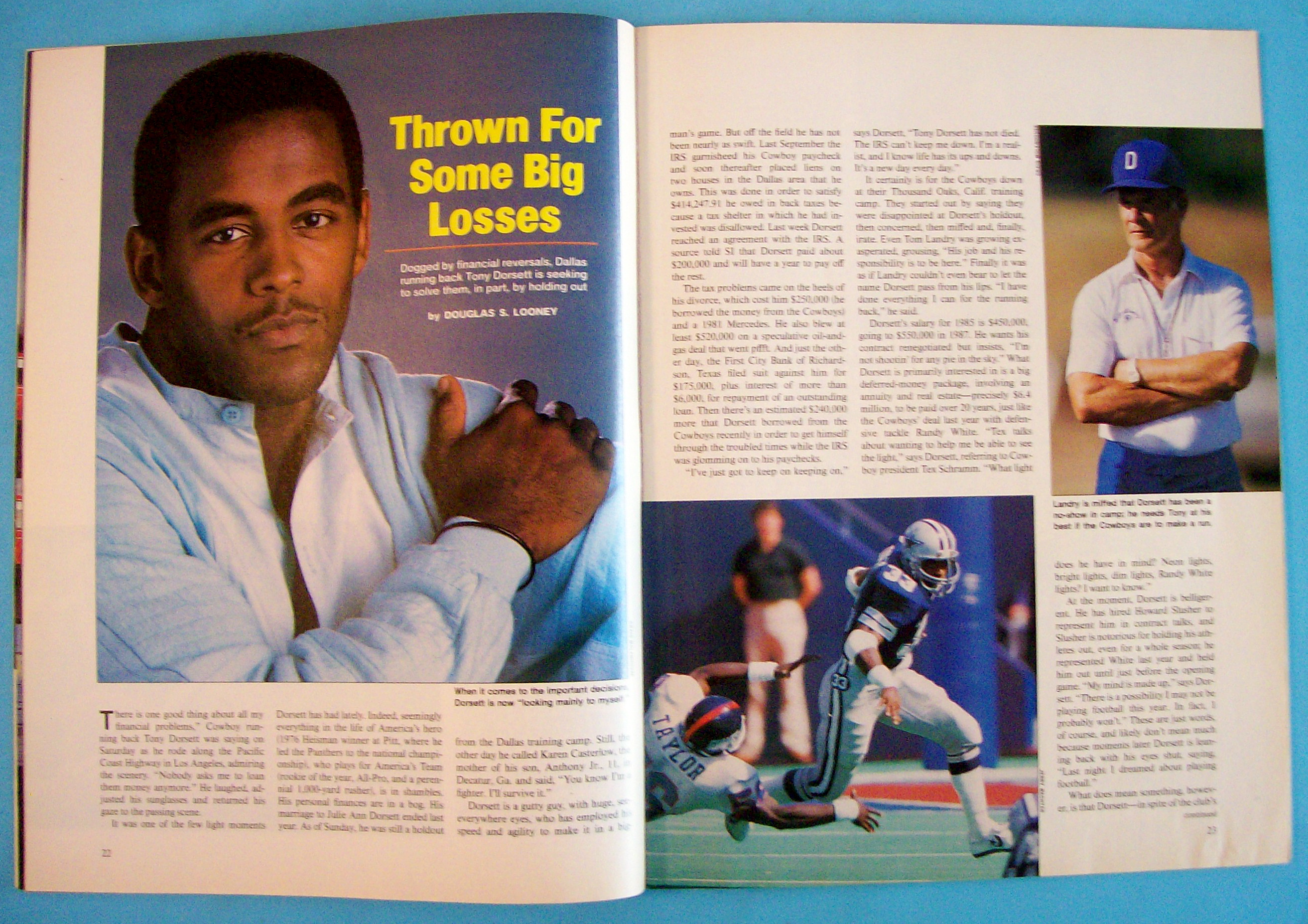 Sports Illustrated Magazine-Aug 12, 1985-Tony Dorsett