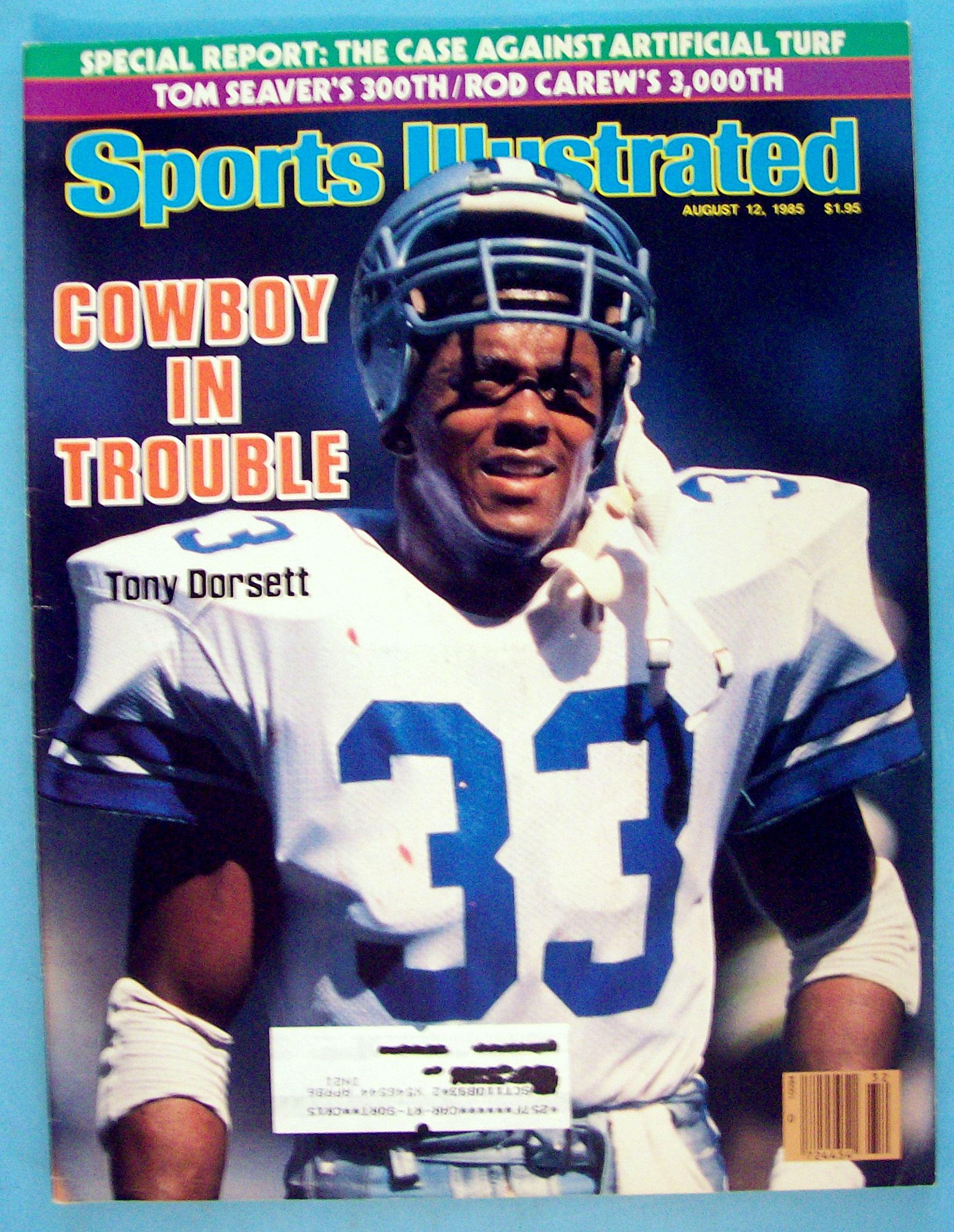 Sports Illustrated Magazine-Aug 12, 1985-Tony Dorsett
