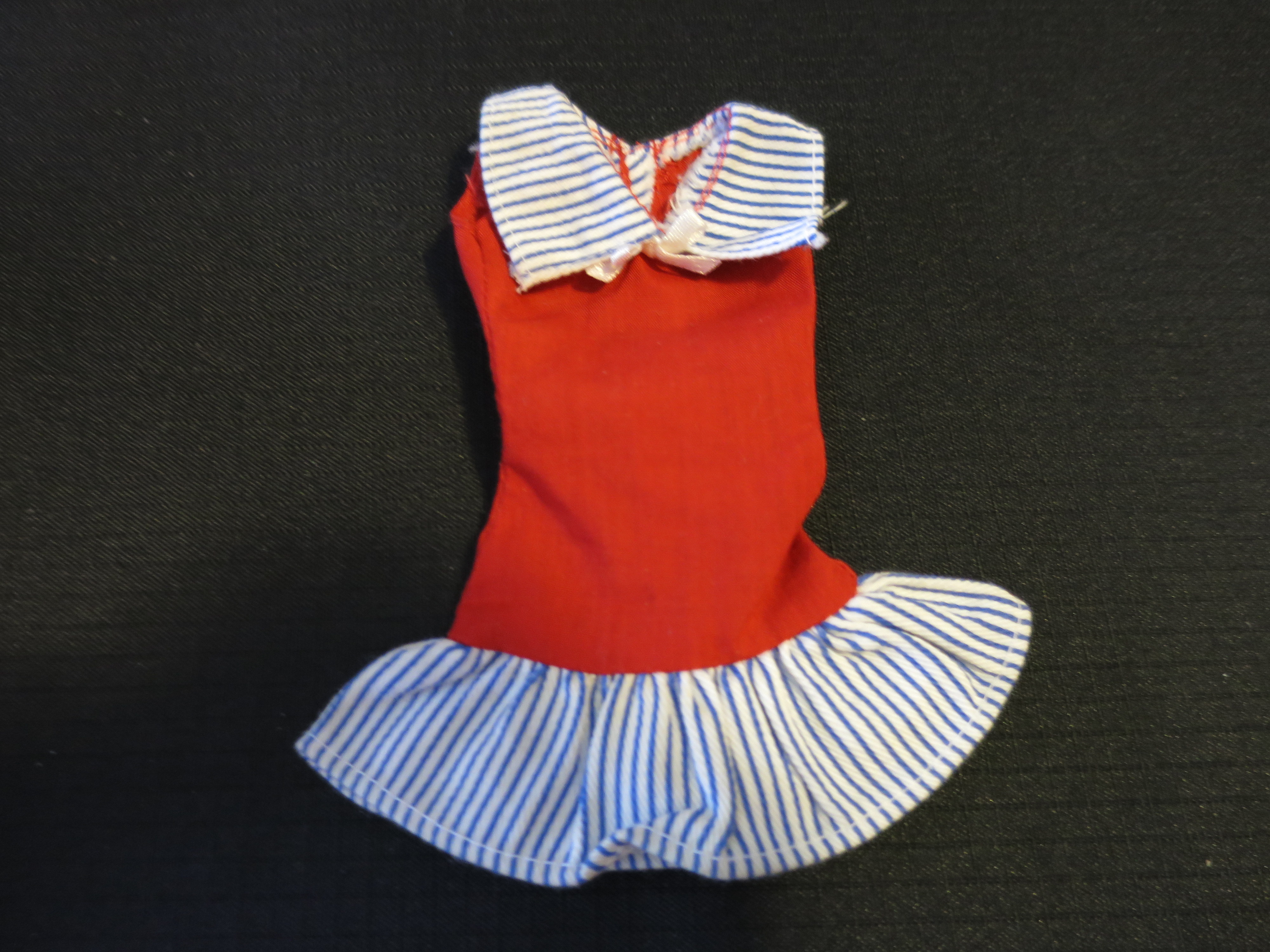 Mattel Barbie Accessories Red Sheath dress tagged