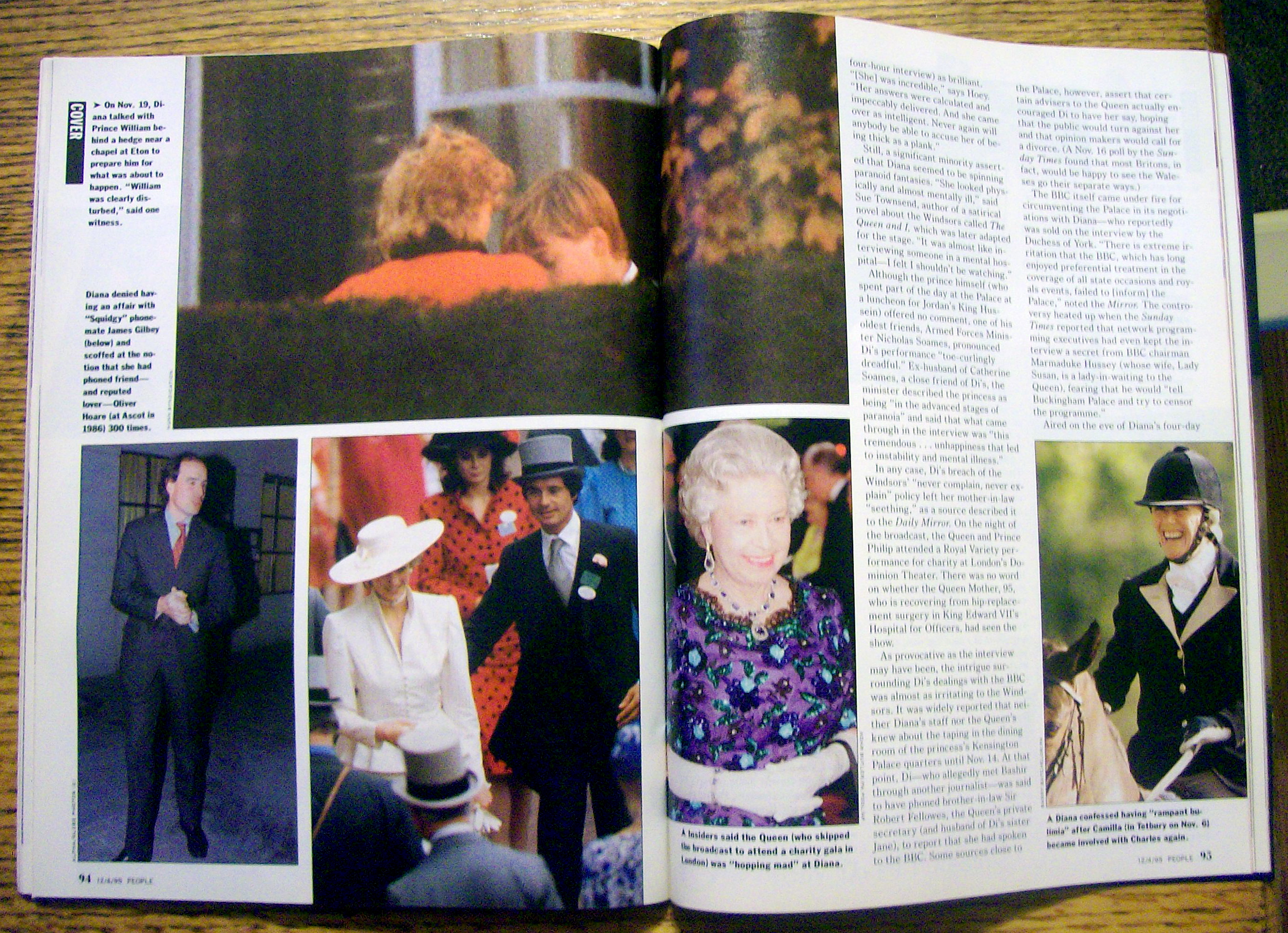 People Magazine-December 4, 1995-Princess Diana
