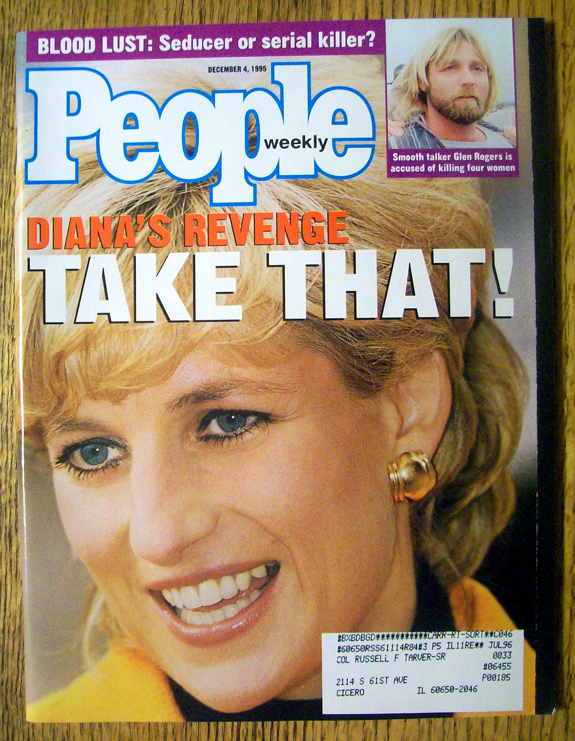 People Magazine-December 4, 1995-Princess Diana