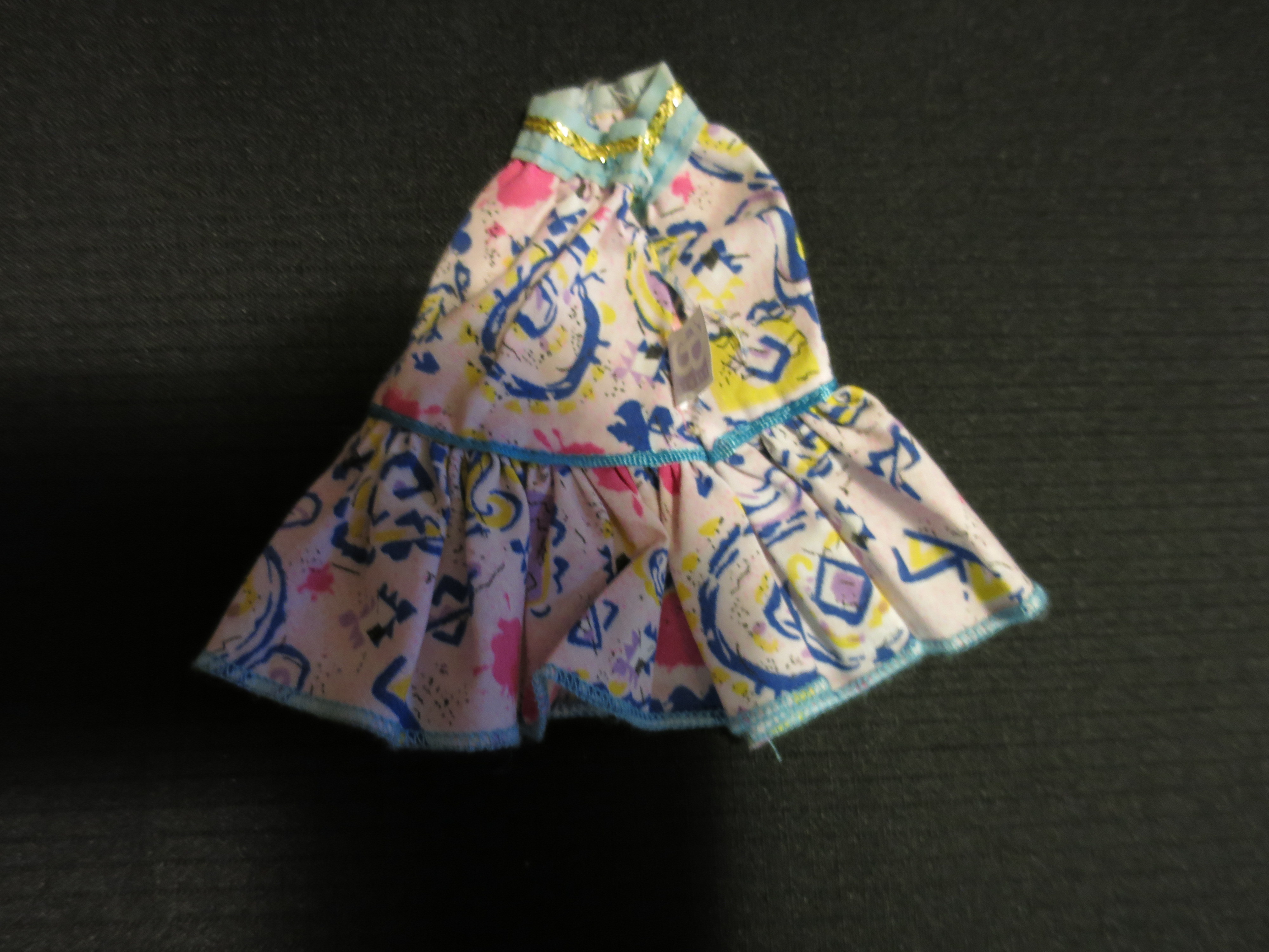 Mattel Barbie Accessories Long Abstract Skirt Tagged