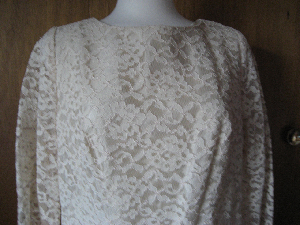 70's A-Line Lace Dress