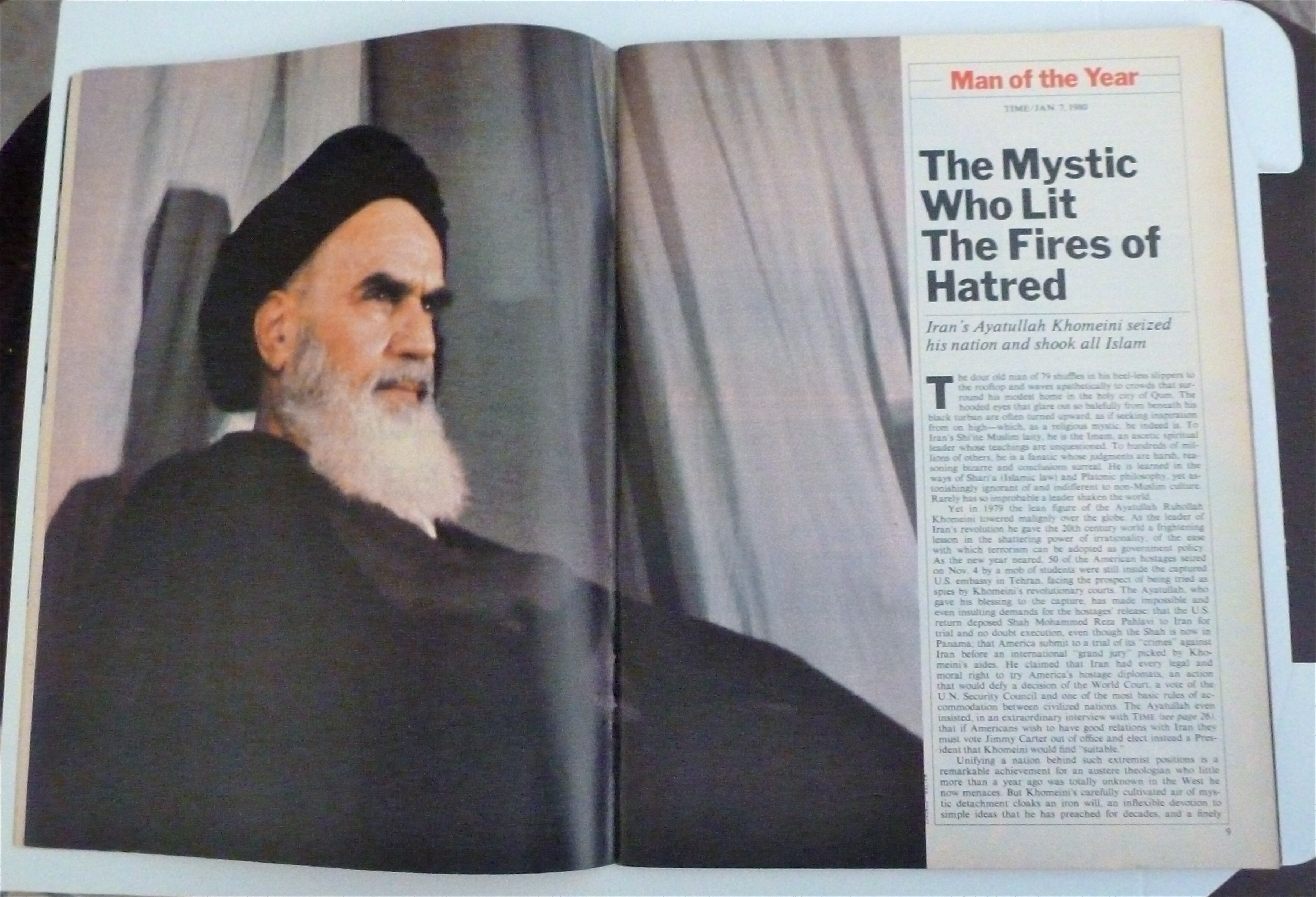 Time Magazine-January 7, 1980-Ayatullah Khomeini