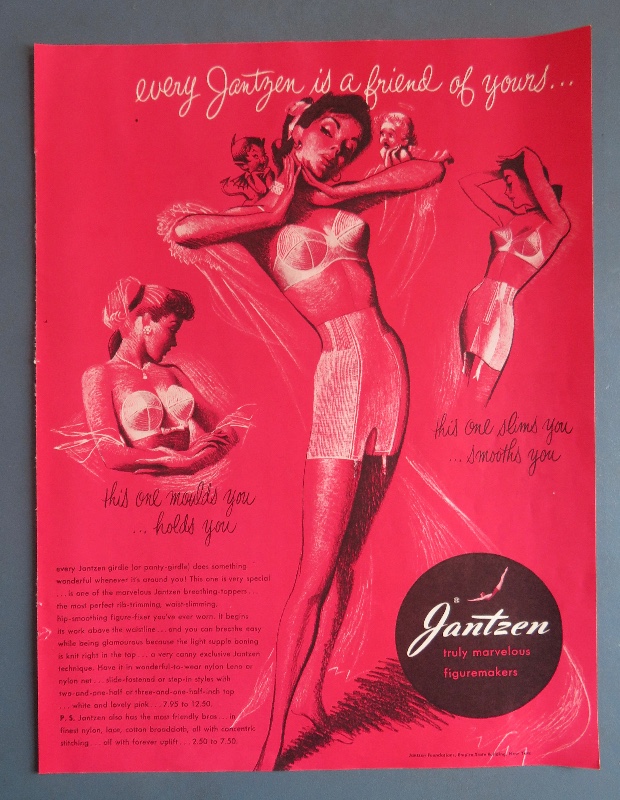 1951 Jantzen Figuremakers with Lovely Woman
