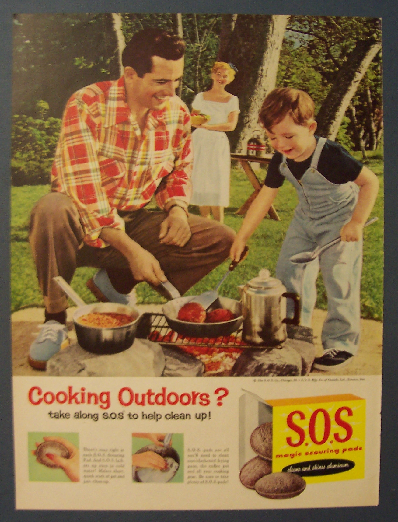 1955  S. O. S.  Magic  Scouring  Pads