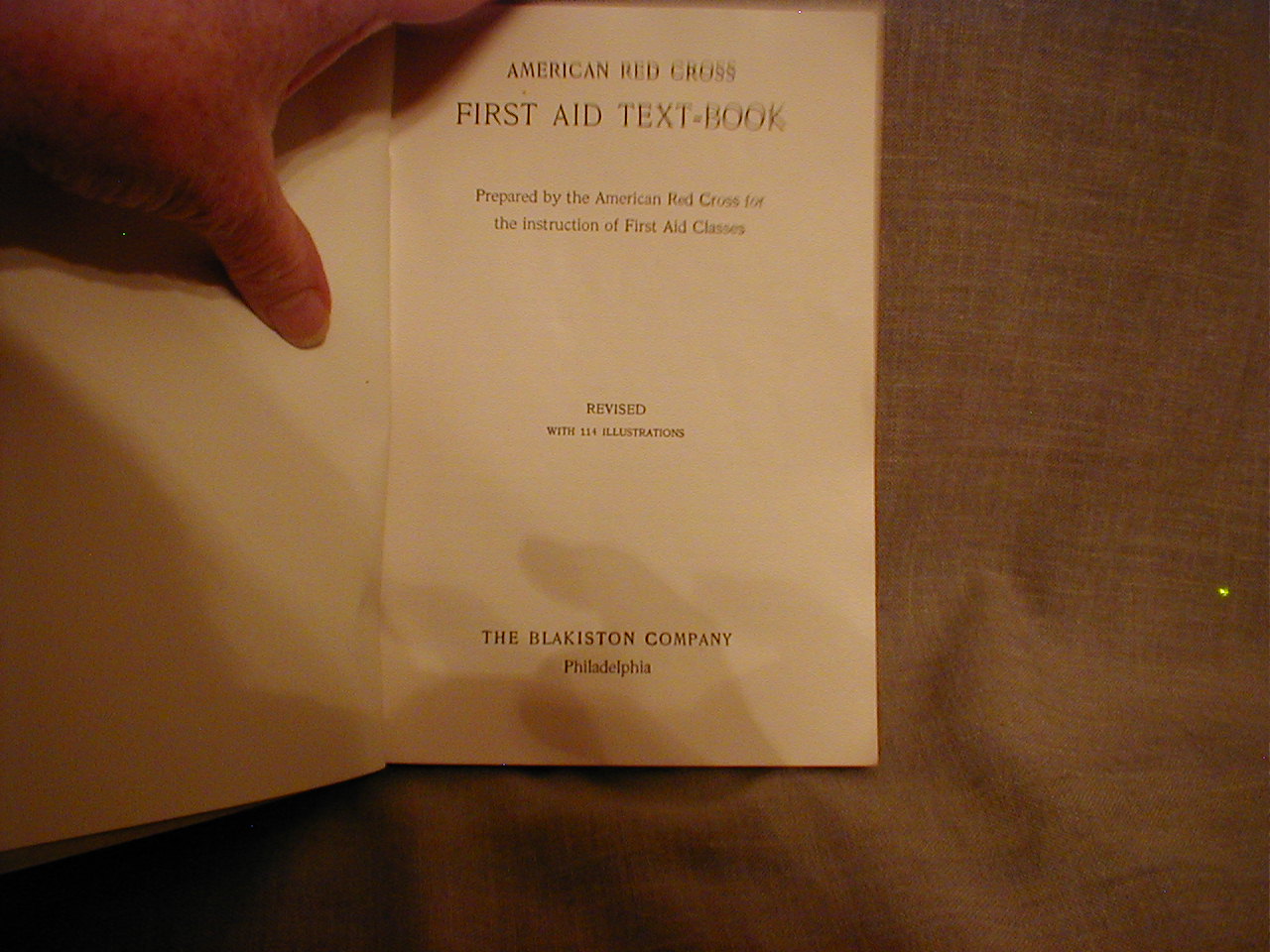 American Red Cross First Aid Text-Book