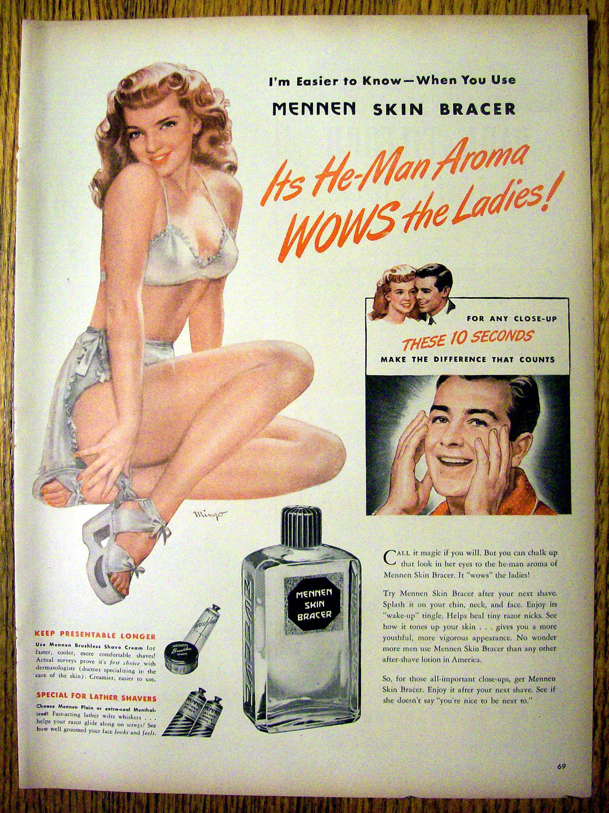 1946 Mennen Skin Bracer By Mingo
