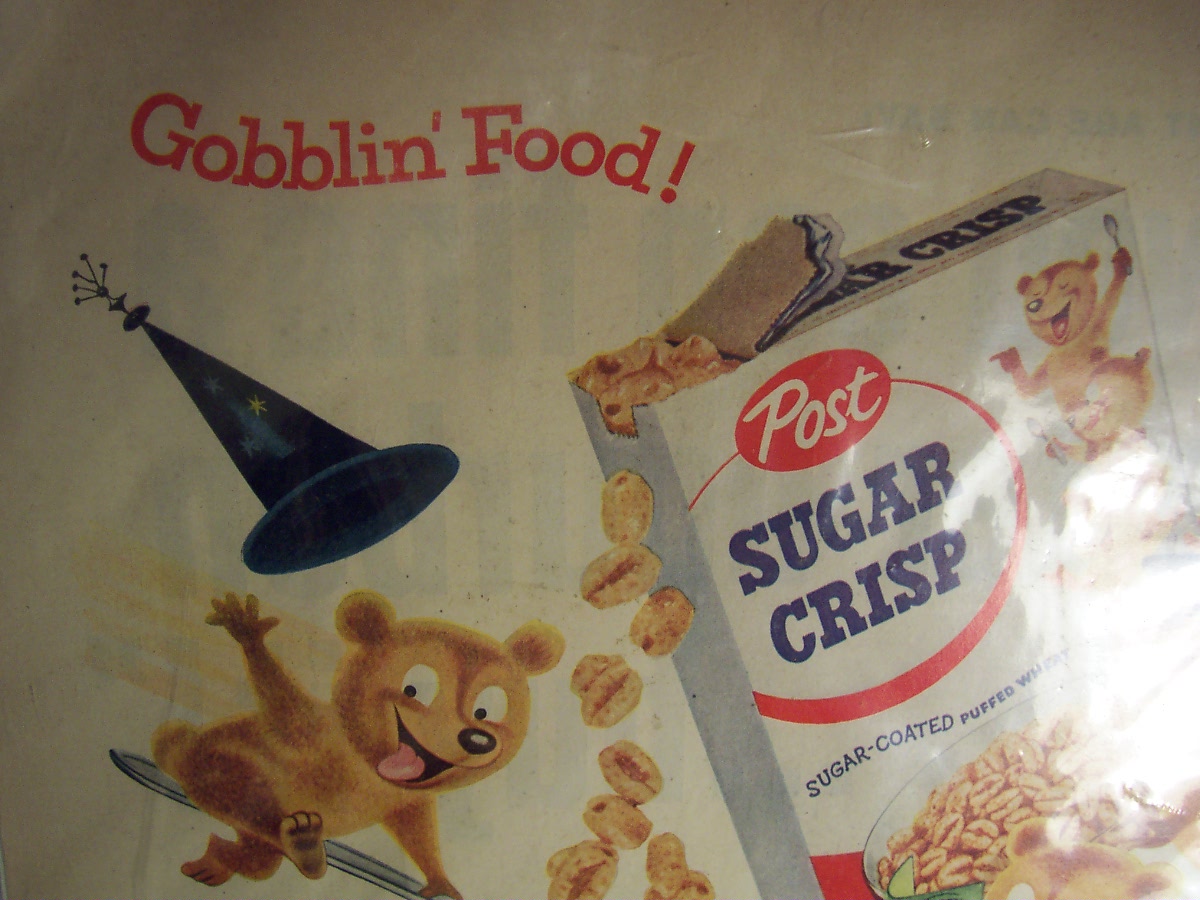 Post Sugar Crisp Advertising Sheet