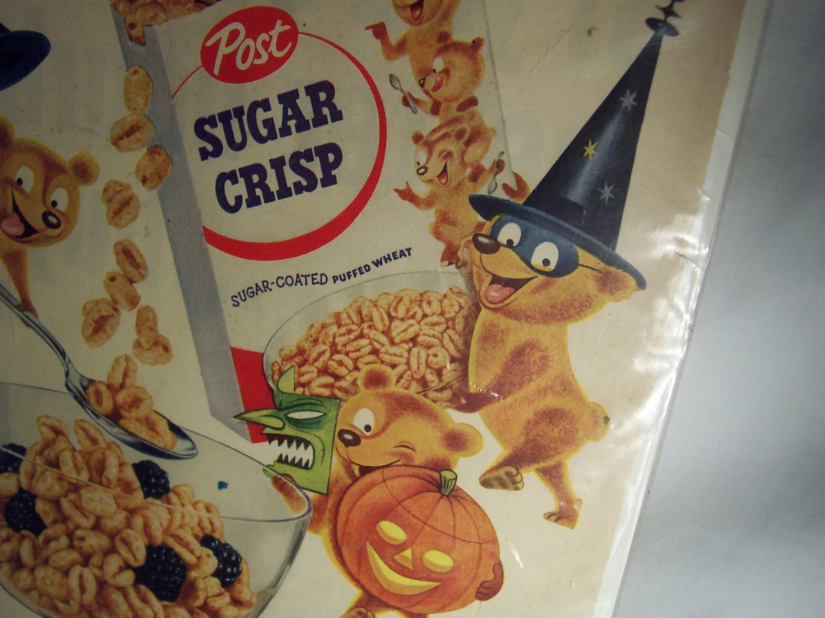 Post Sugar Crisp Advertising Sheet