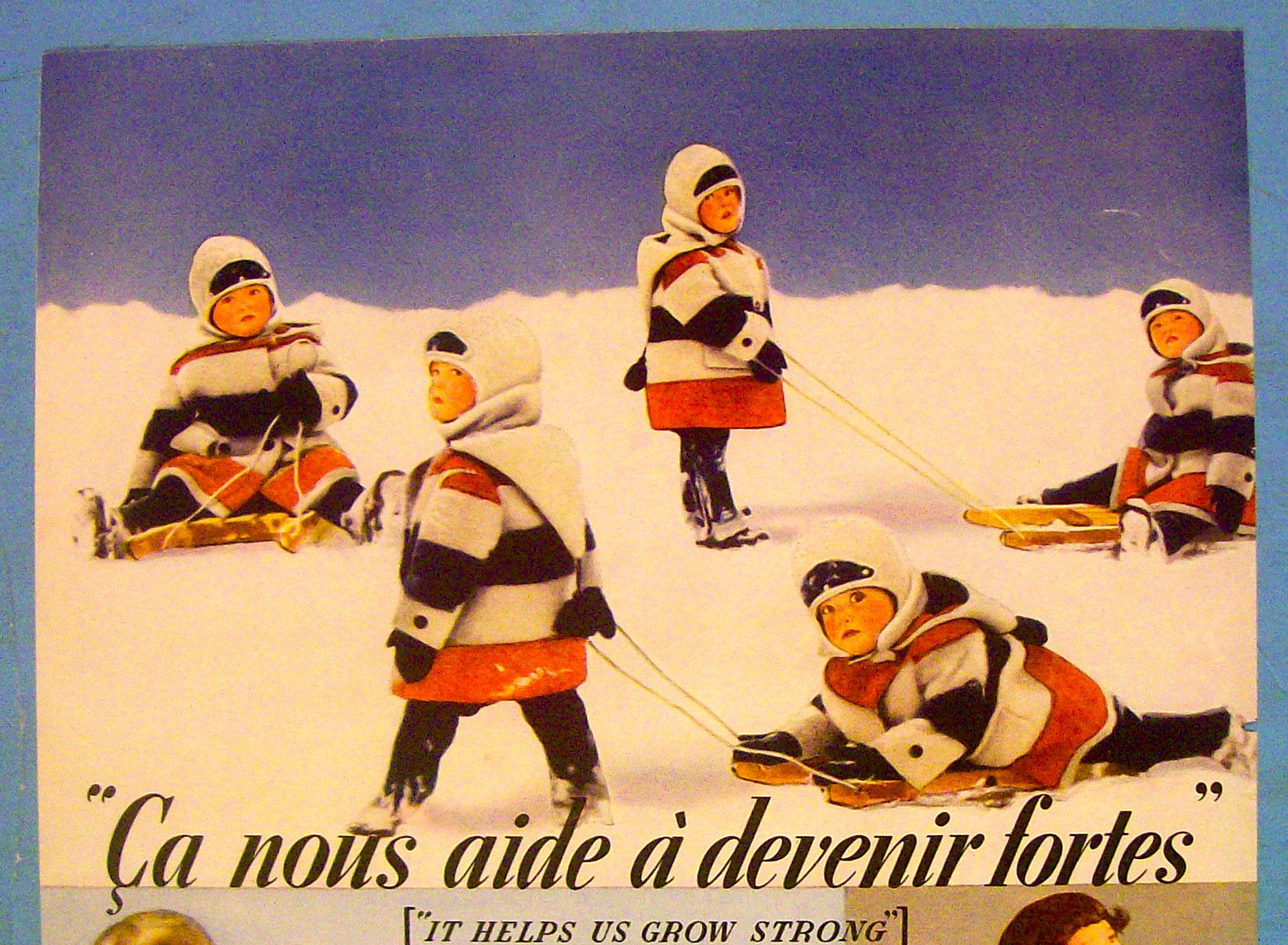1937 Karo Syrup with the Dionne Quintuplets