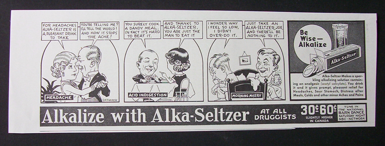 1936  Alka  Sletzer