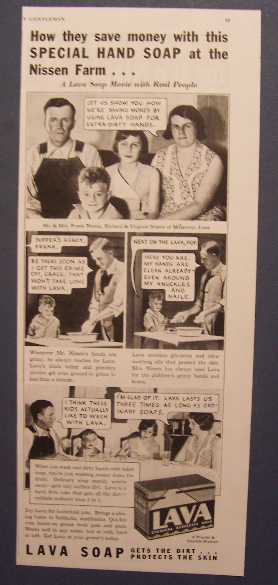 1933 Lava Soap
