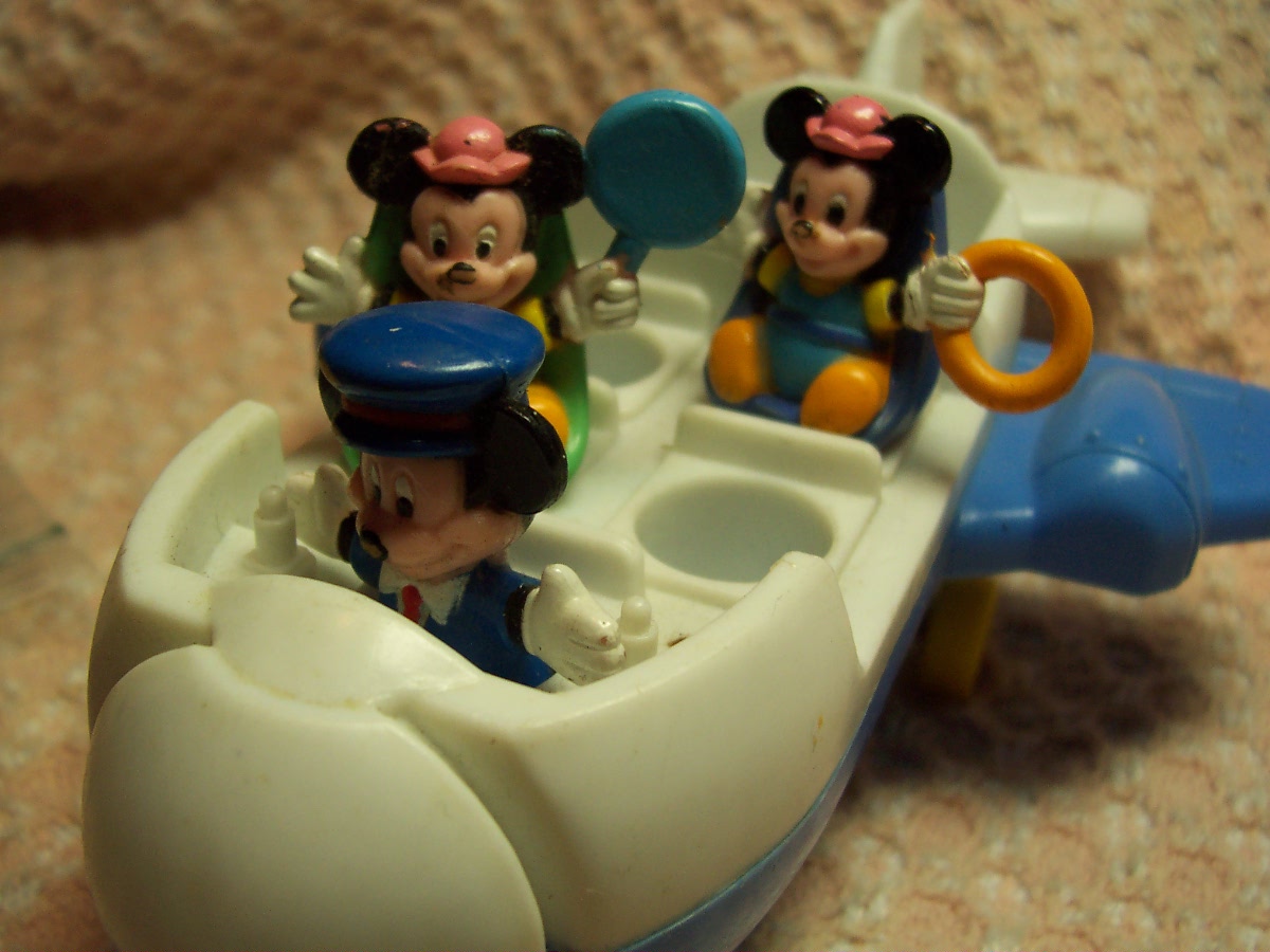 Disney Airplane Toy with figures Arco