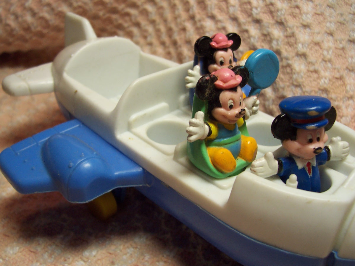 Disney Airplane Toy with figures Arco