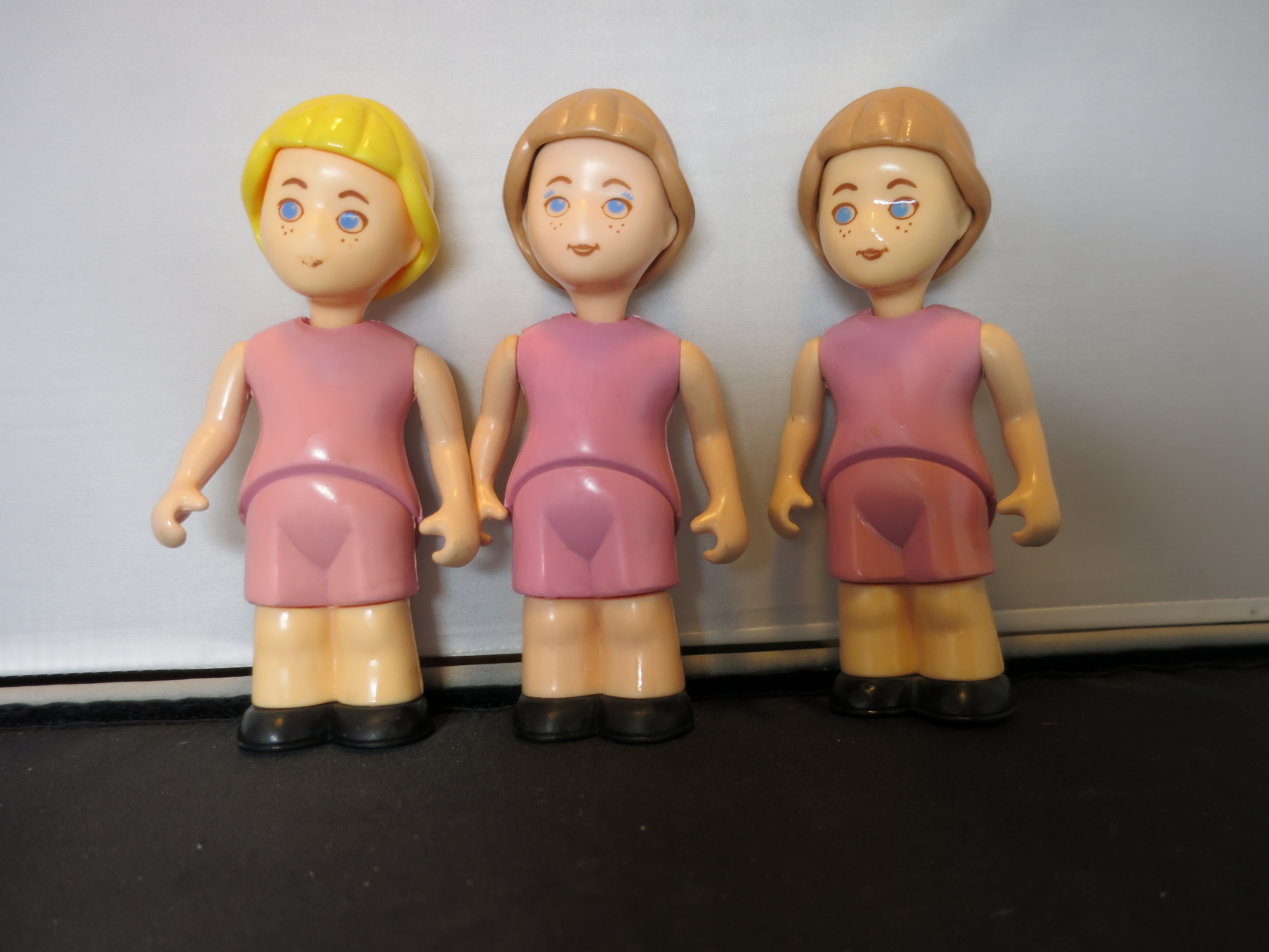Little Tikes Doll House Dolls 3 piece lot 5 inch