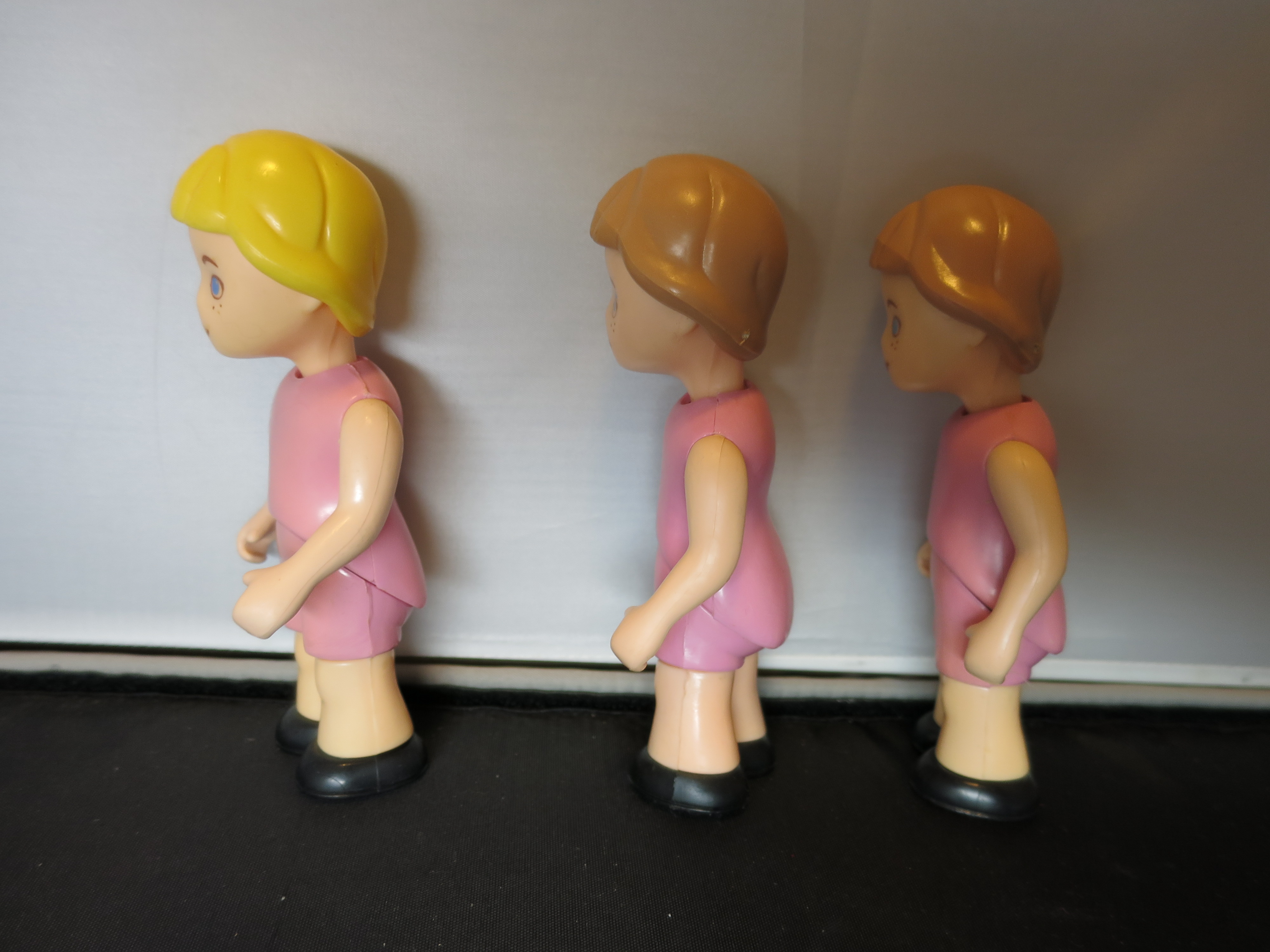 Little Tikes Doll House Dolls 3 piece lot 5 inch