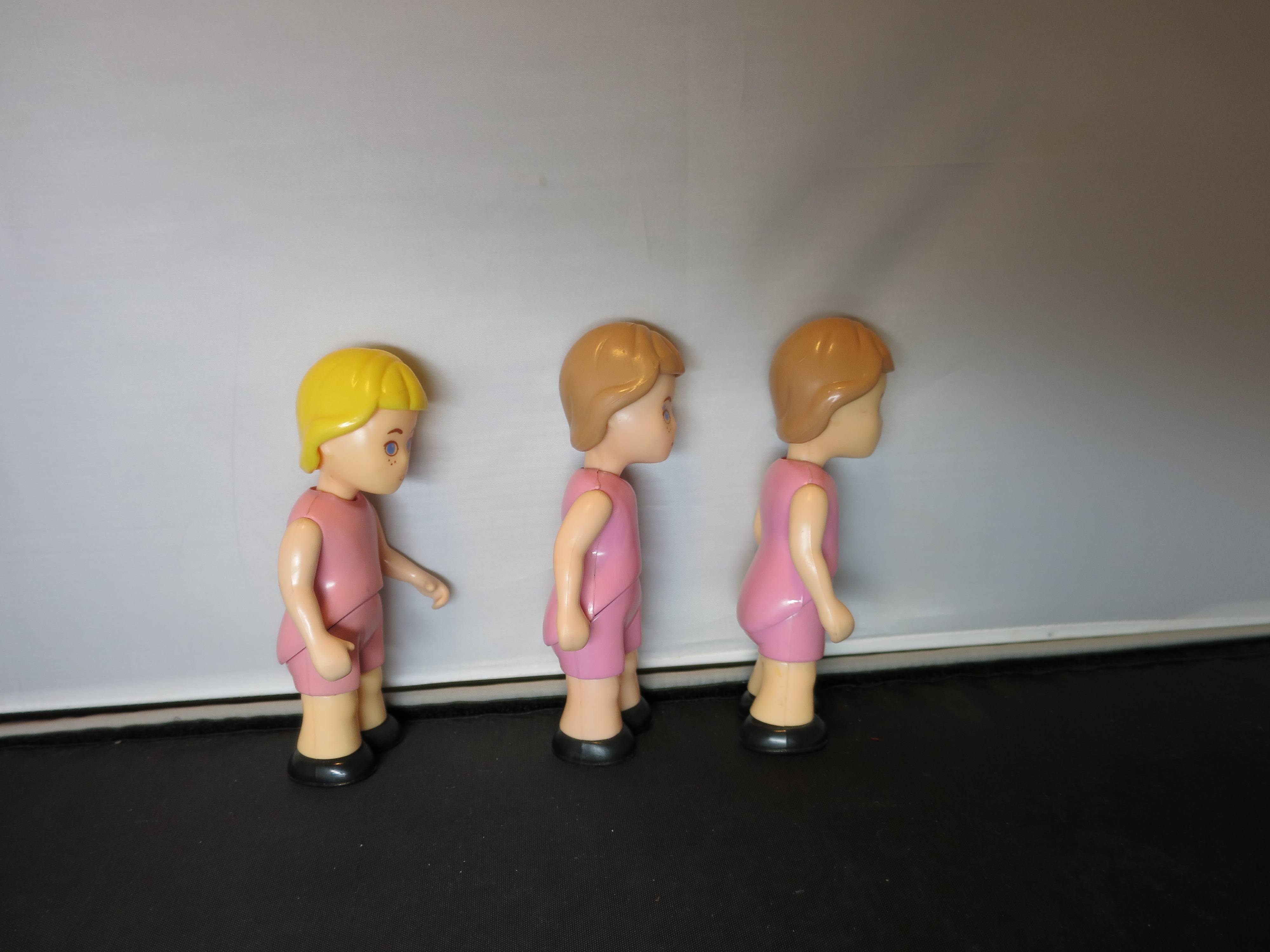Little Tikes Doll House Dolls 3 piece lot 5 inch