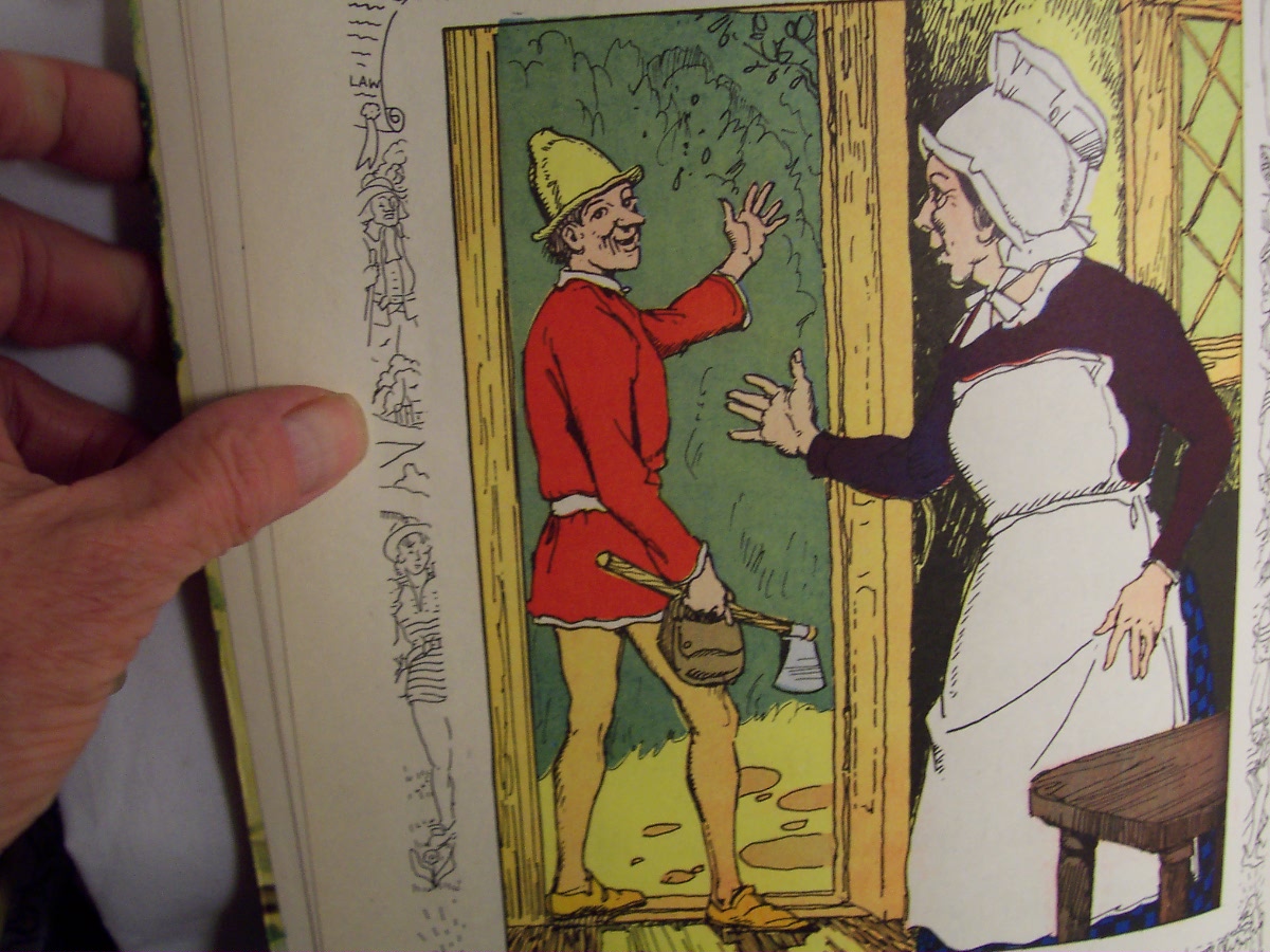Golden Goose Book by Brothers Grimm 1955