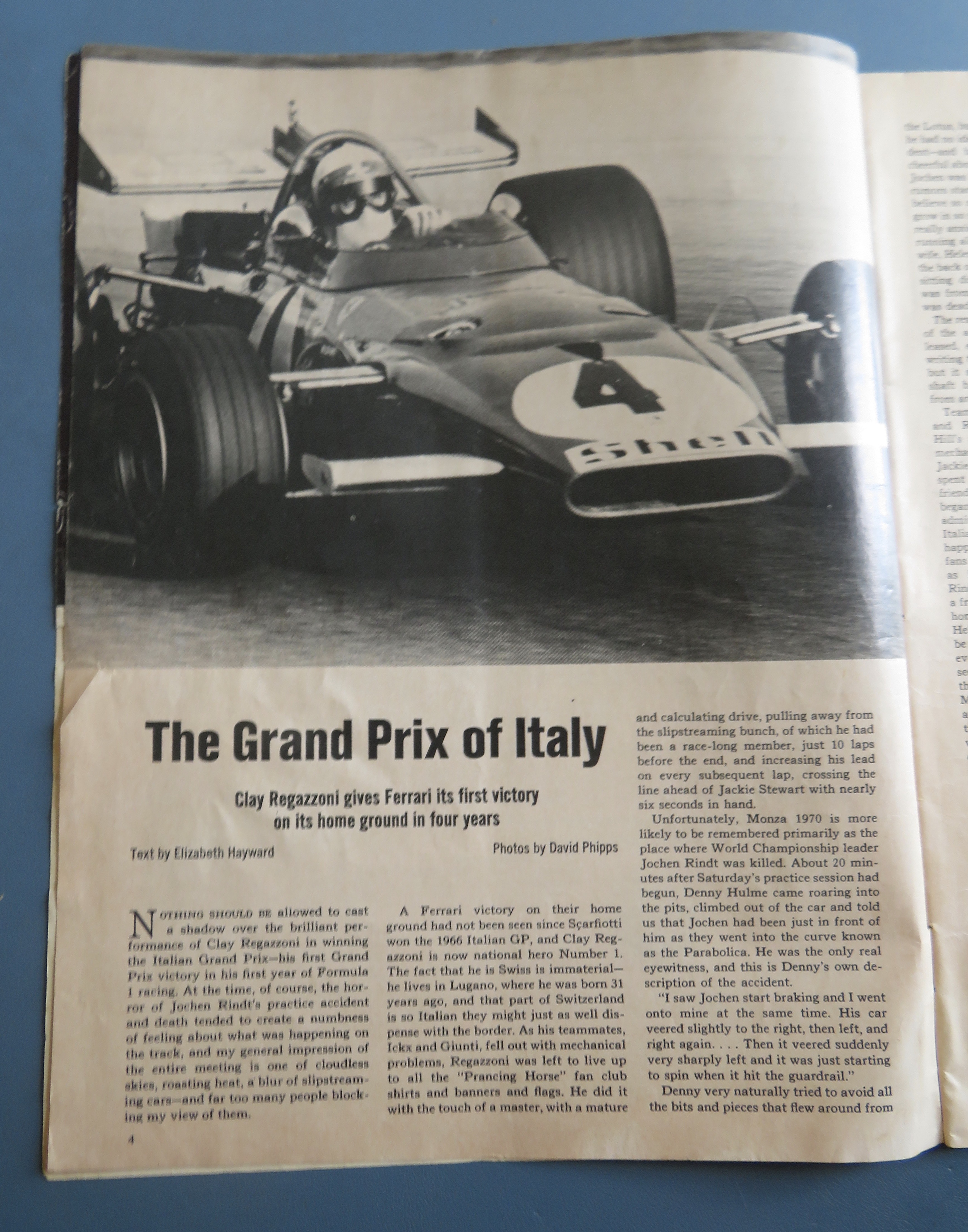 Auto Racing Magazine December 1970 John Cannon