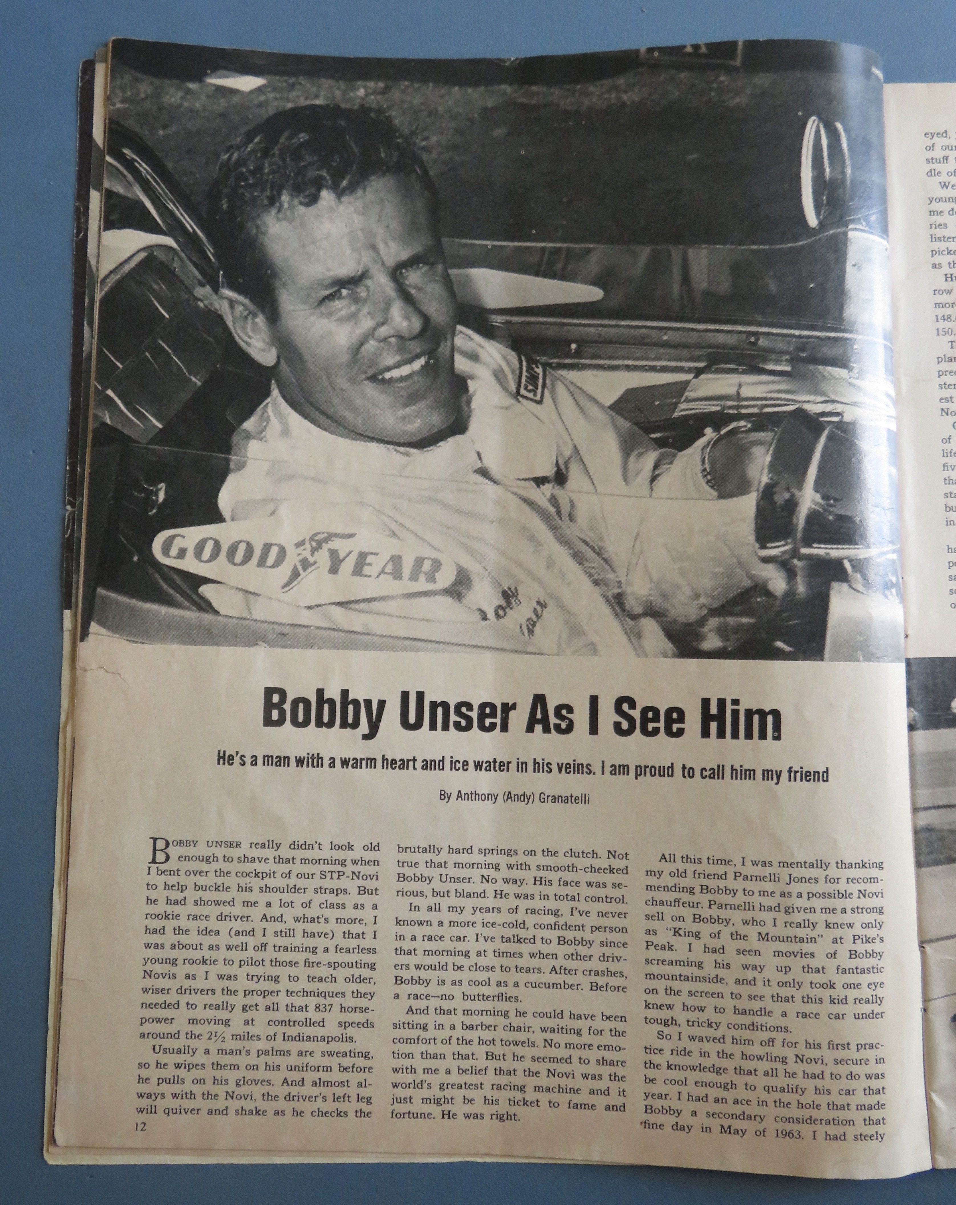 Auto Racing Magazine December 1970 John Cannon